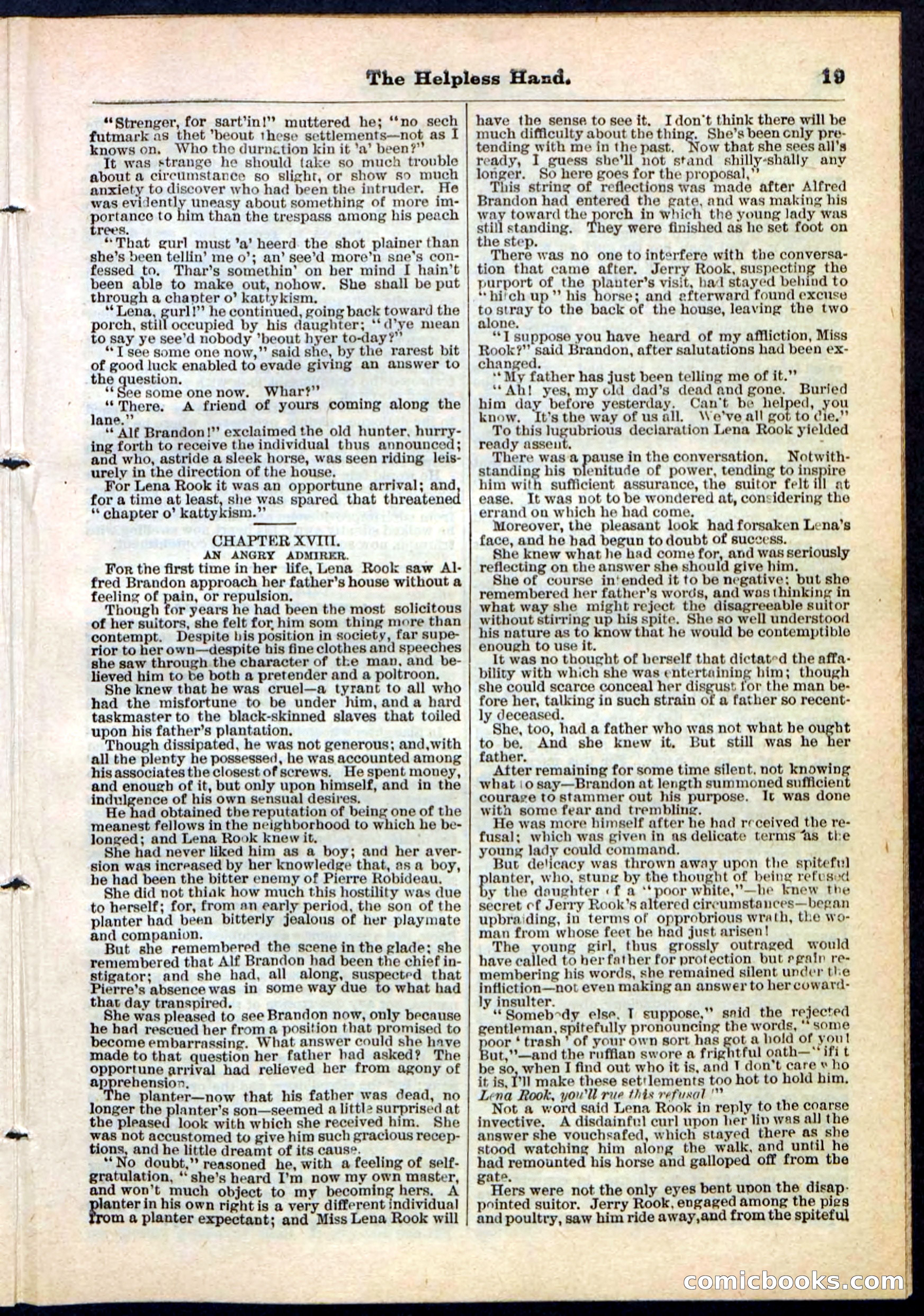 Beadle's Pocket Library, No. 112 — page 19 of 32