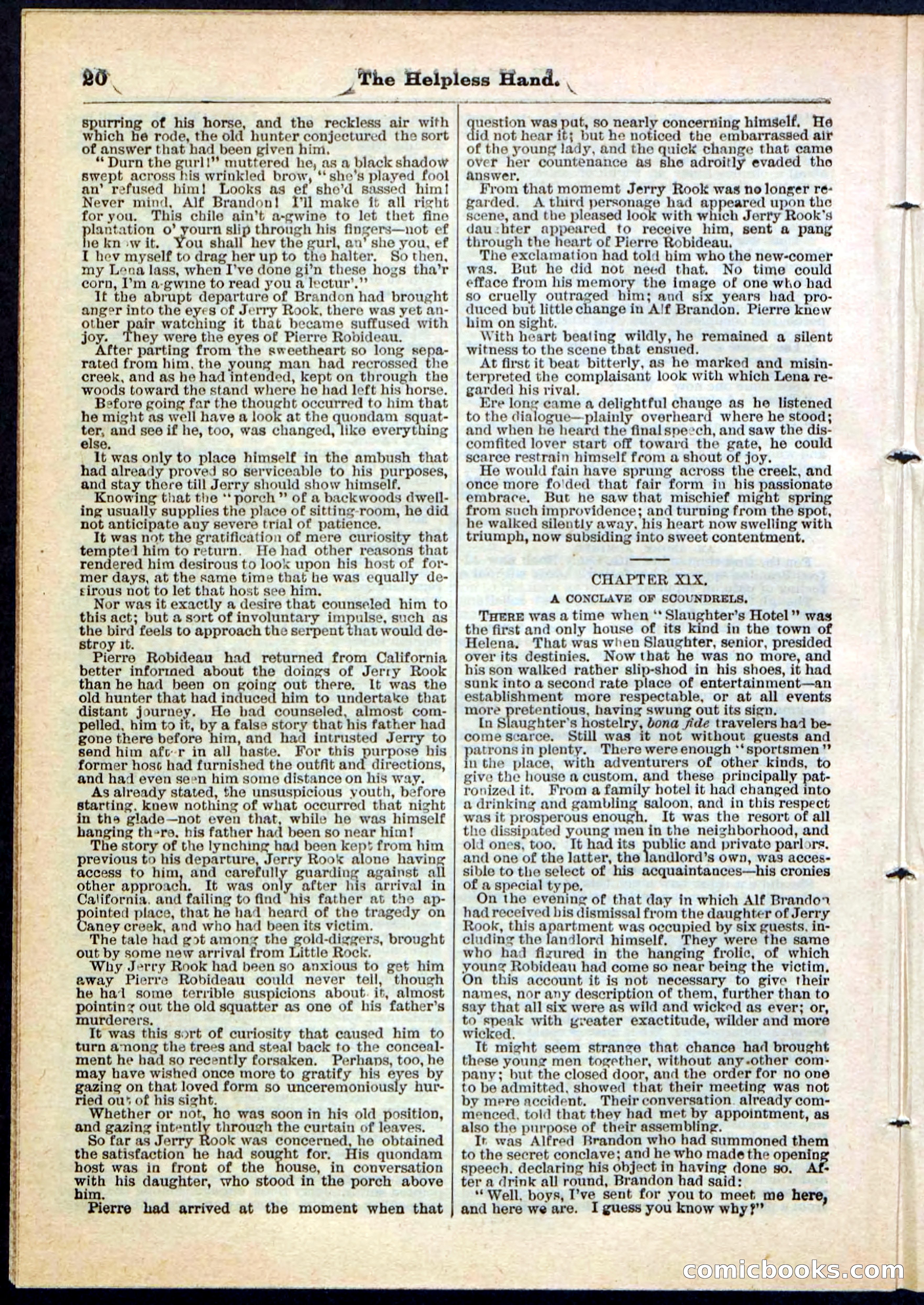 Beadle's Pocket Library, No. 112 — page 20 of 32