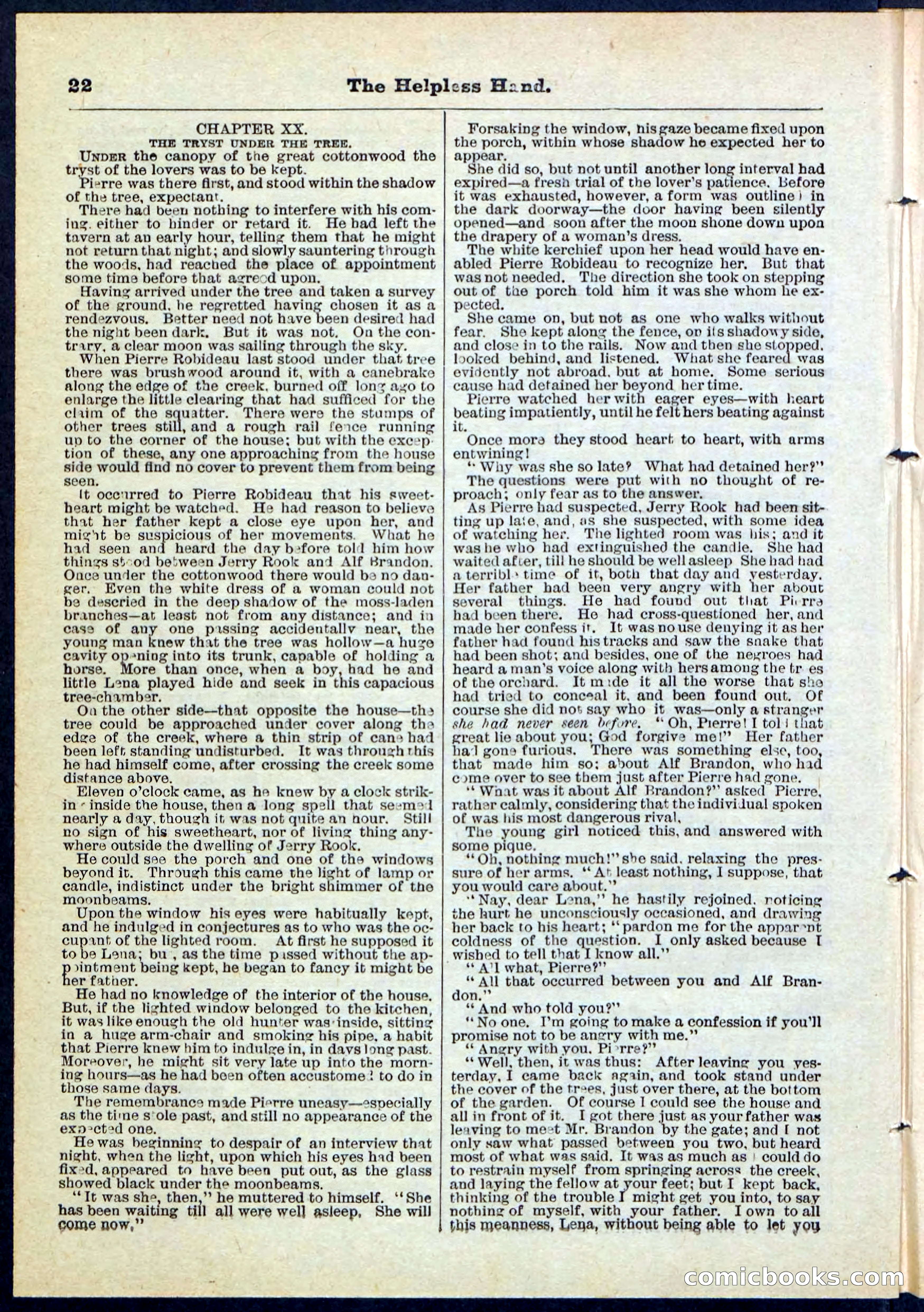 Beadle's Pocket Library, No. 112 — page 22 of 32