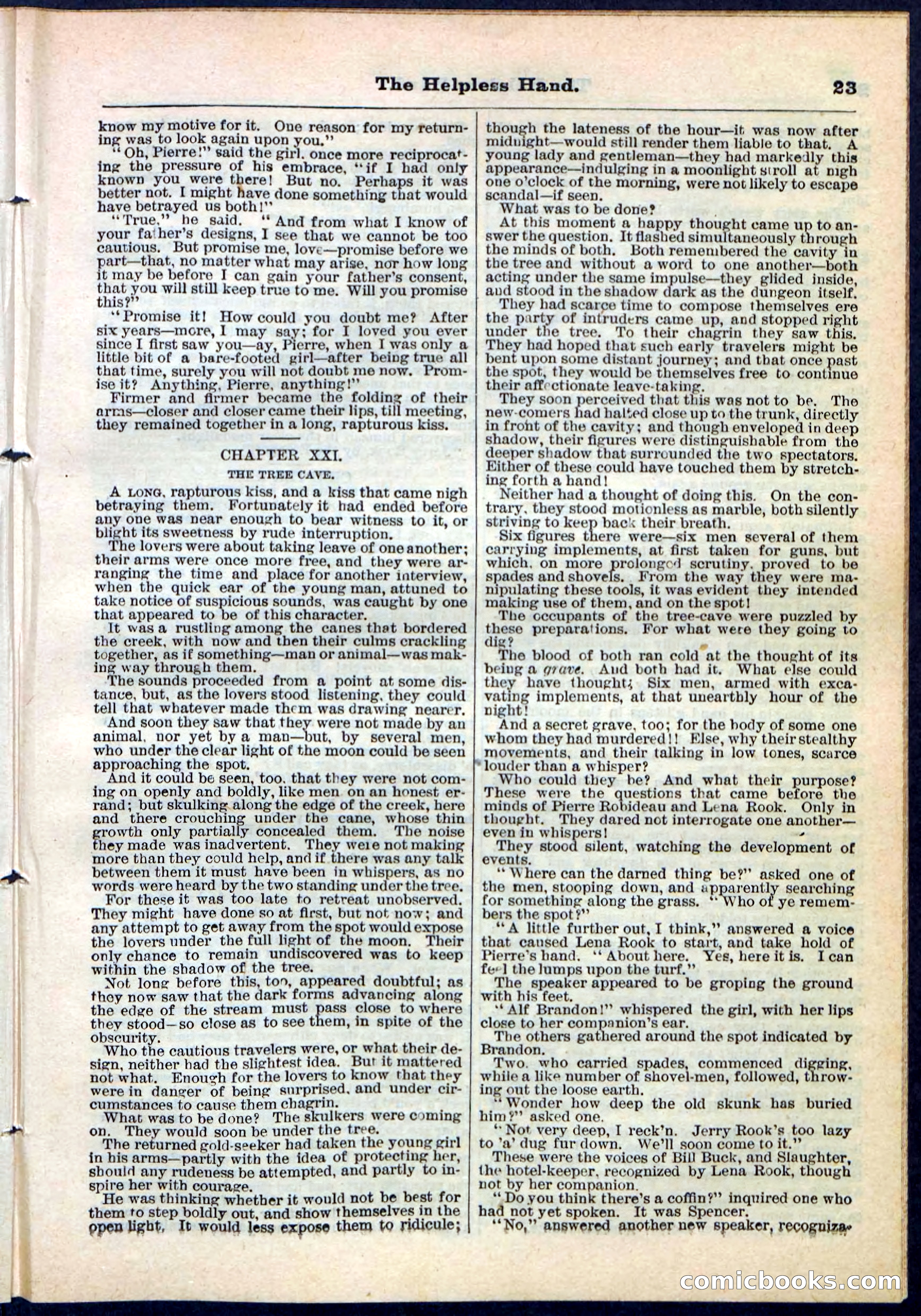 Beadle's Pocket Library, No. 112 — page 23 of 32