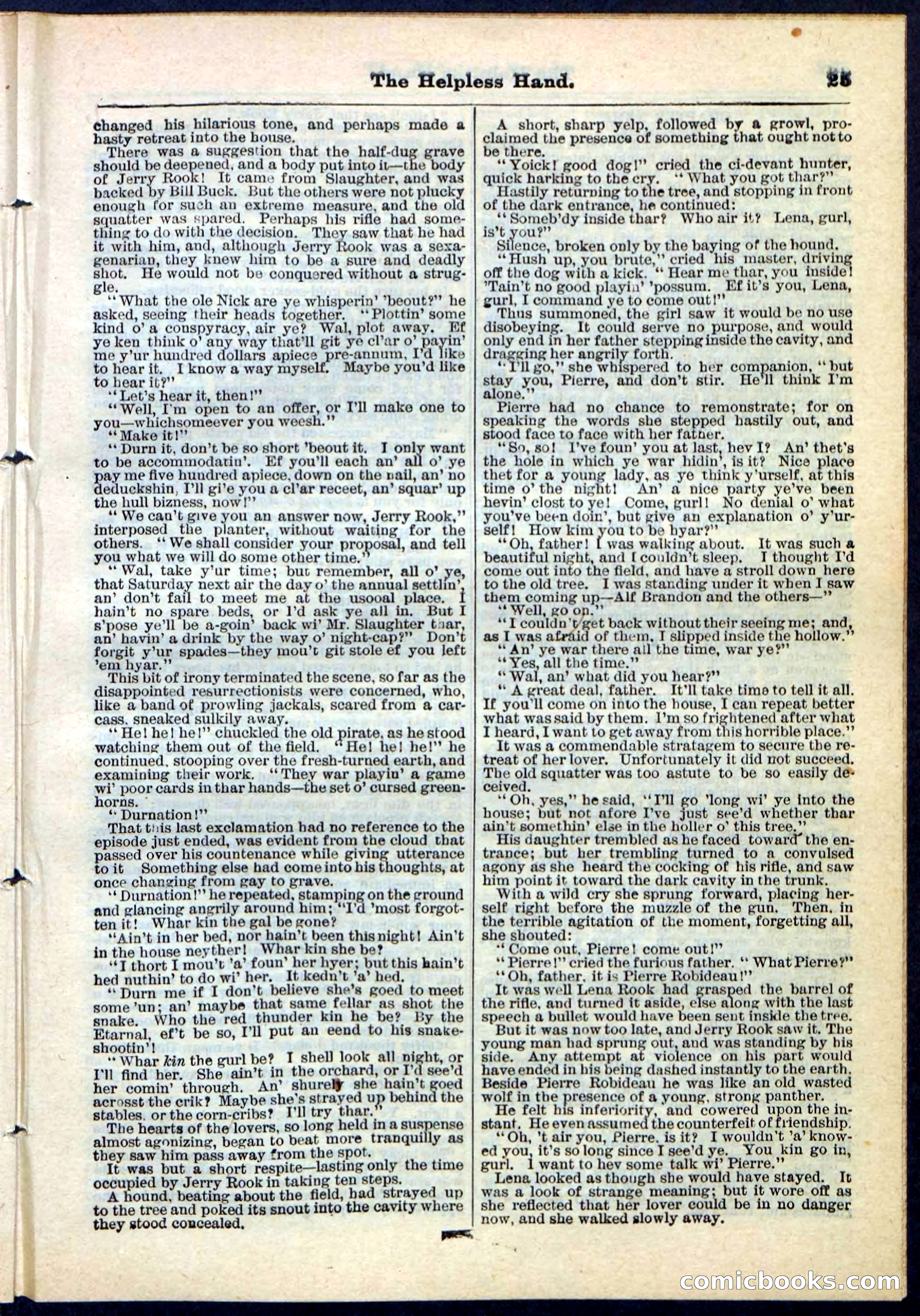 Beadle's Pocket Library, No. 112 — page 25 of 32