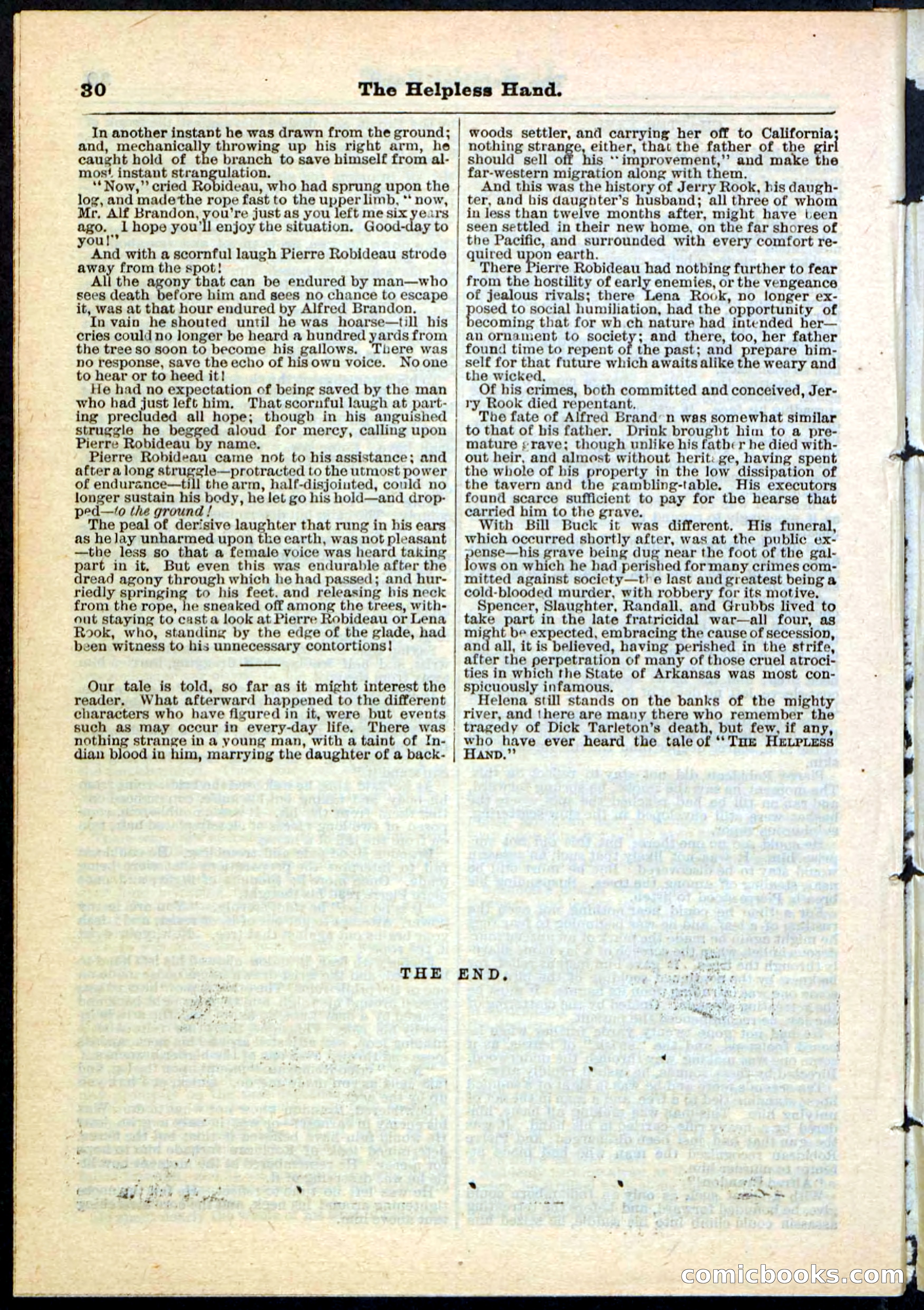Beadle's Pocket Library, No. 112 — page 30 of 32