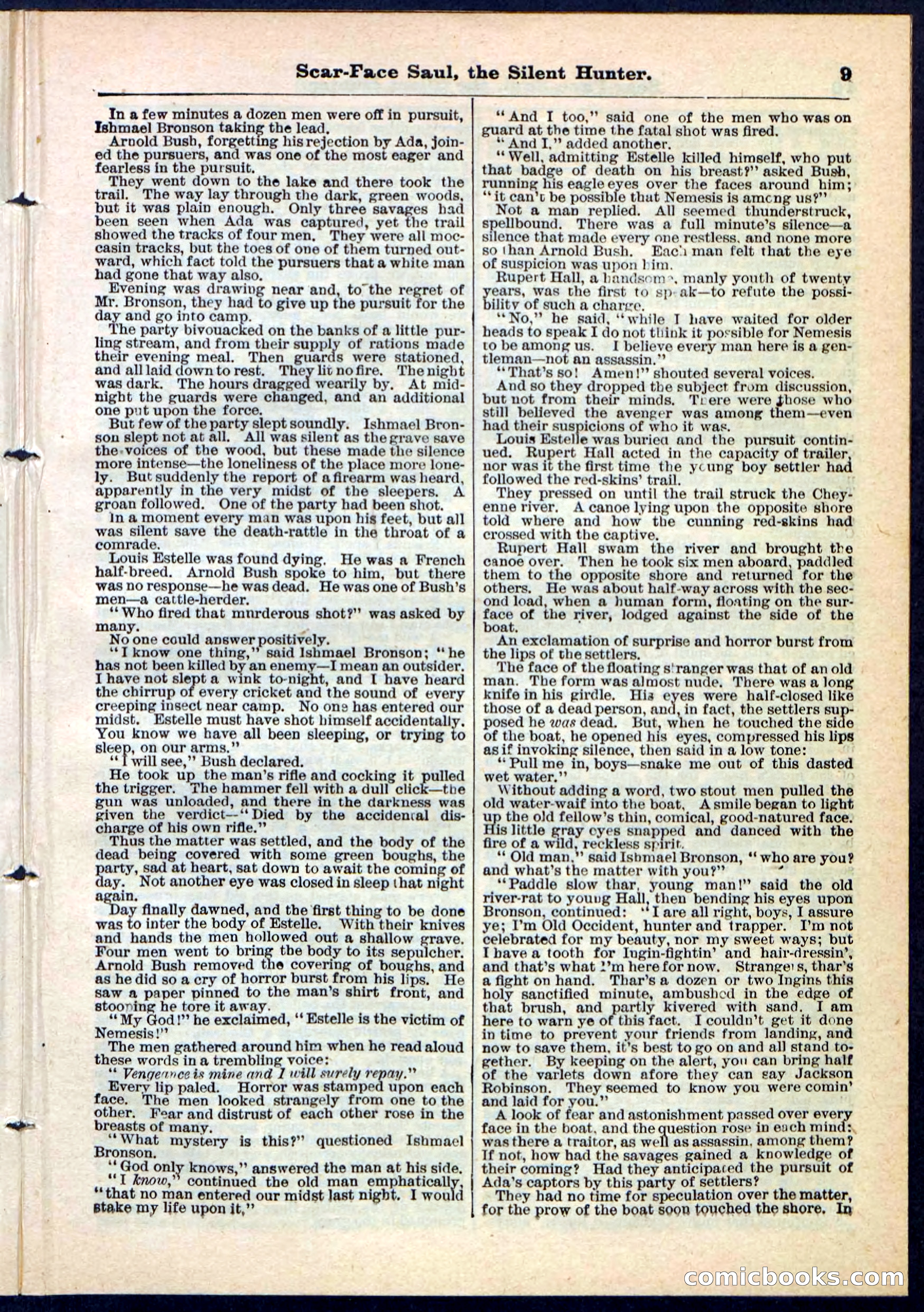 Beadle's Pocket Library No. 113 — page 9 of 32