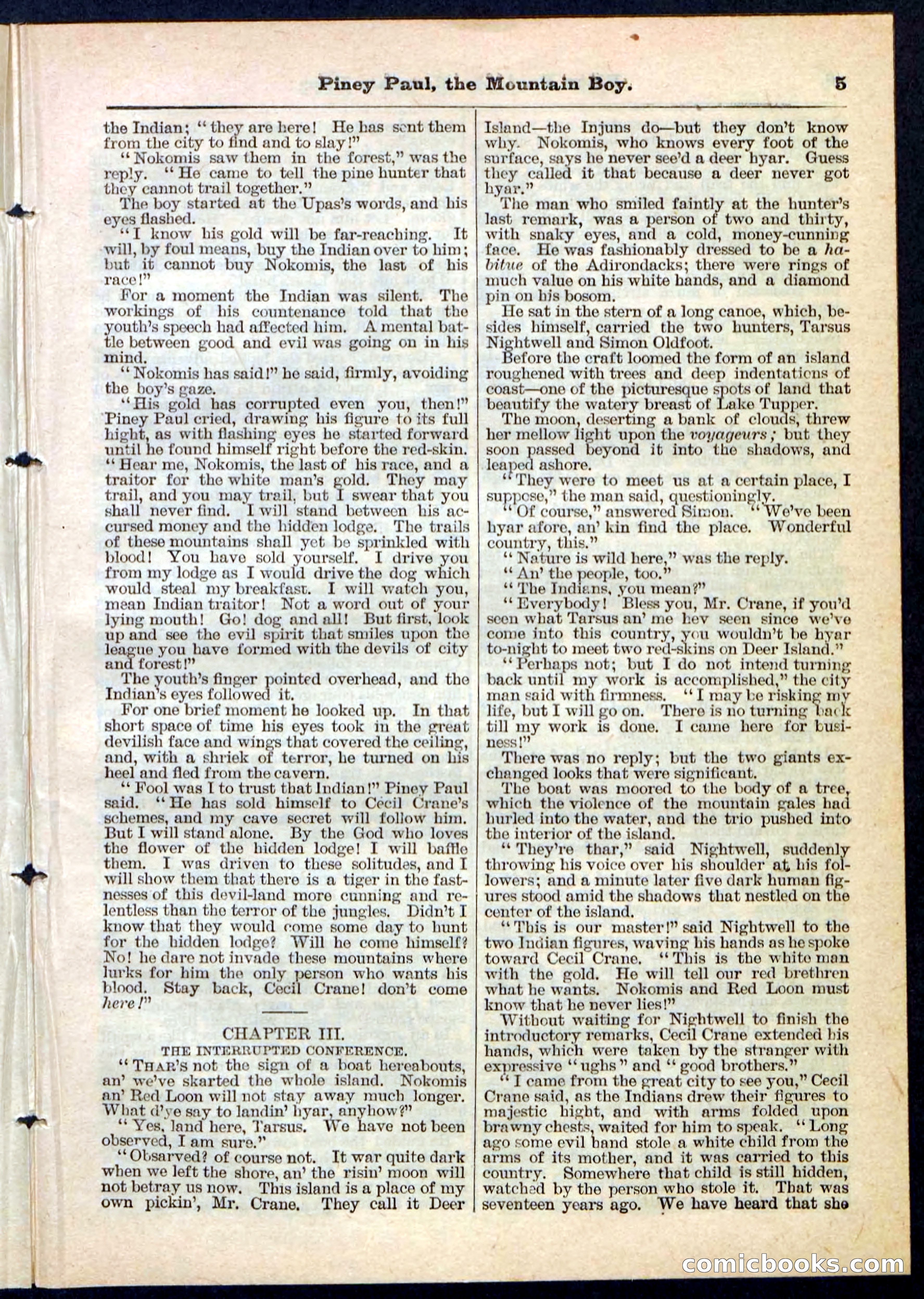 Beadle's Pocket Library No. 114 — page 5 of 32