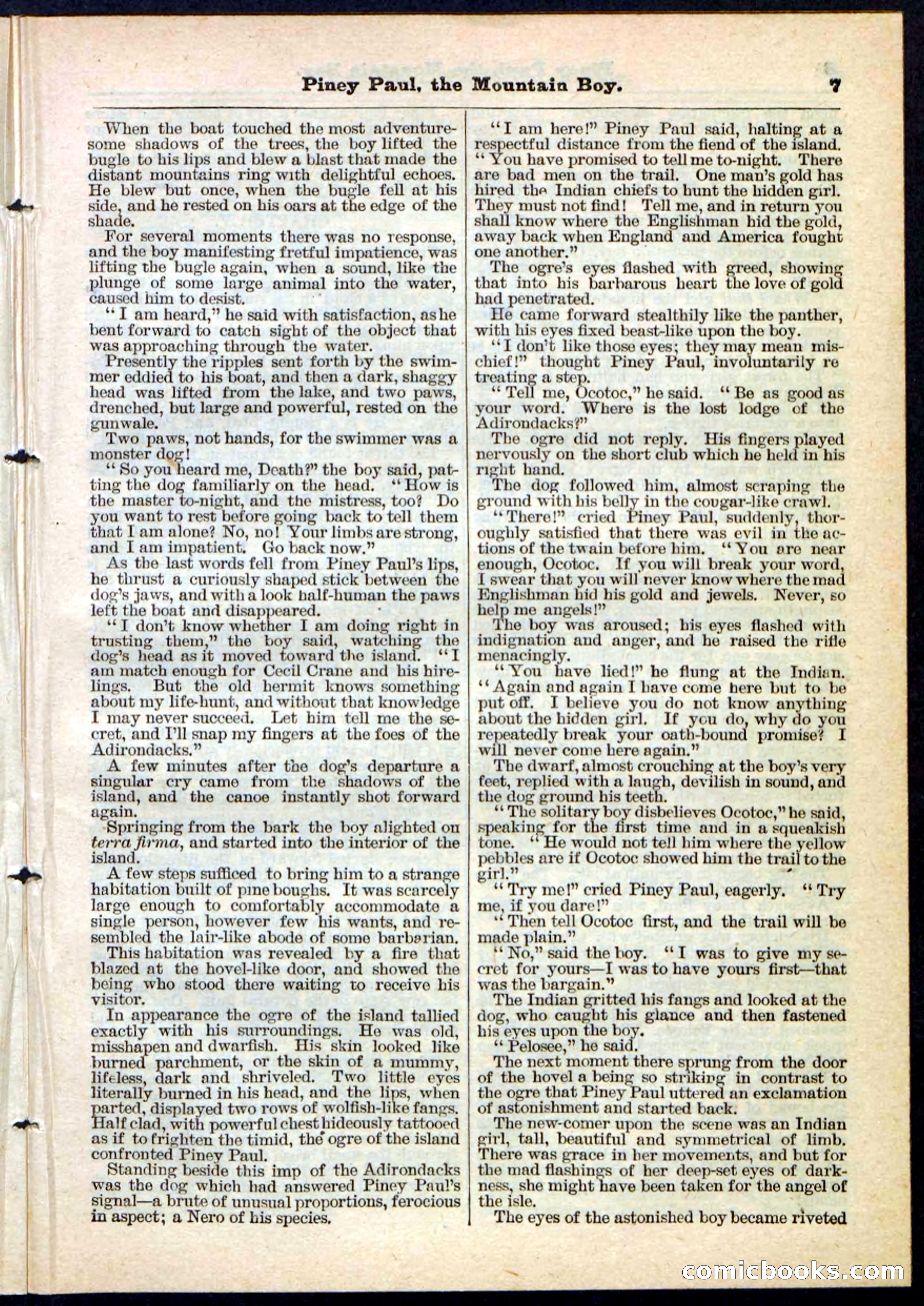 Beadle's Pocket Library No. 114 — page 7 of 32