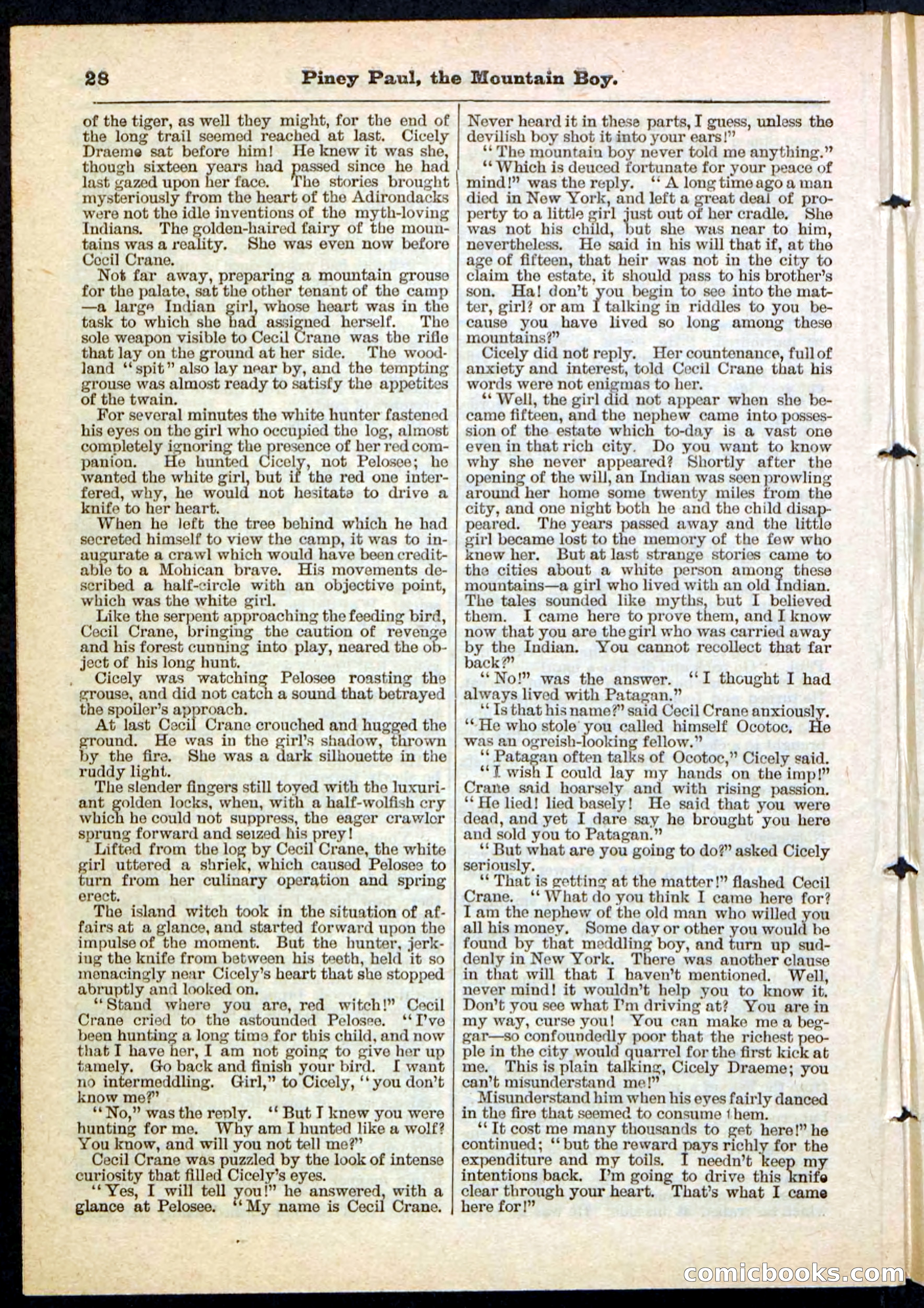 Beadle's Pocket Library No. 114 — page 28 of 32