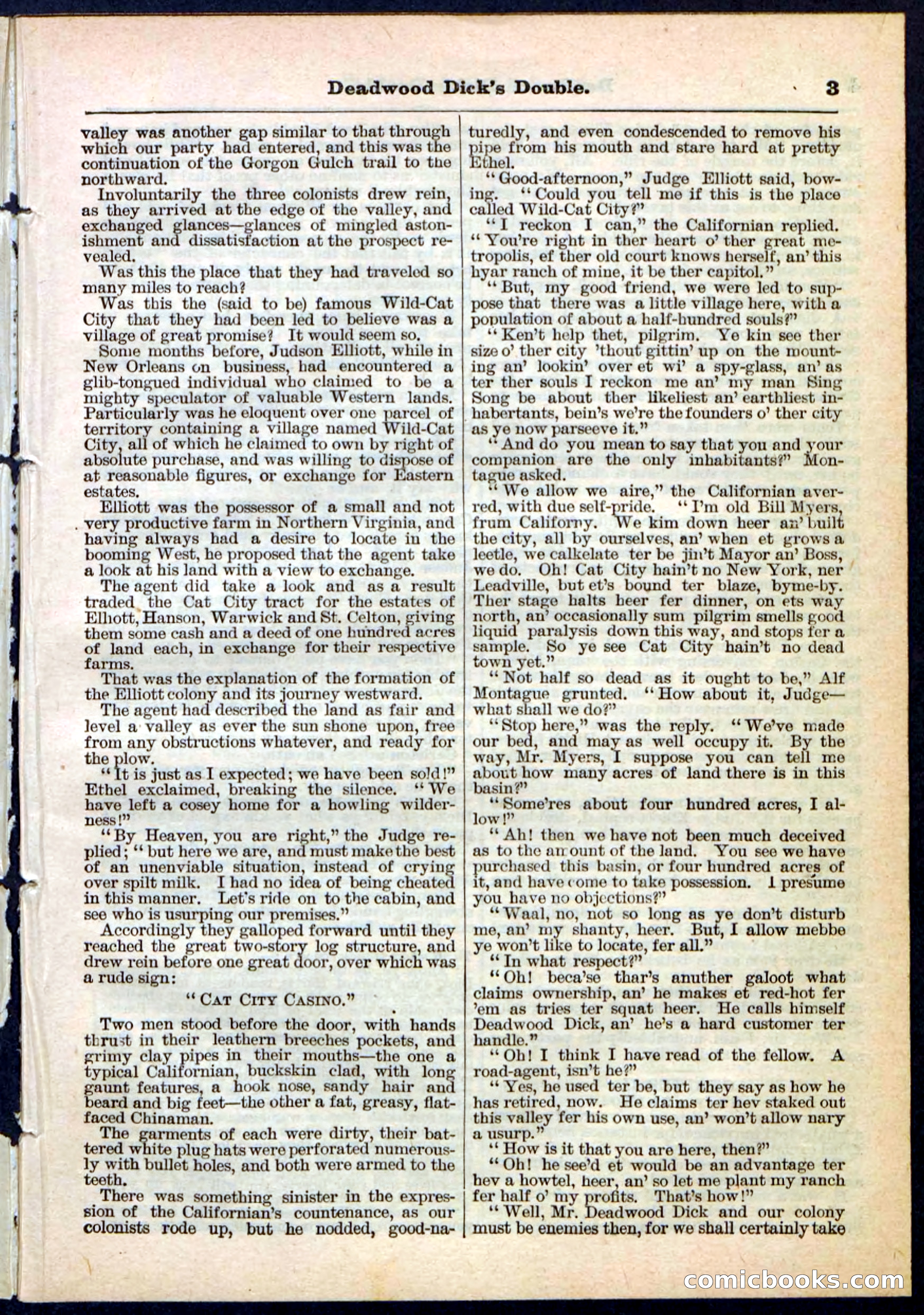 Beadle's Pocket Library No. 115 — page 3 of 32