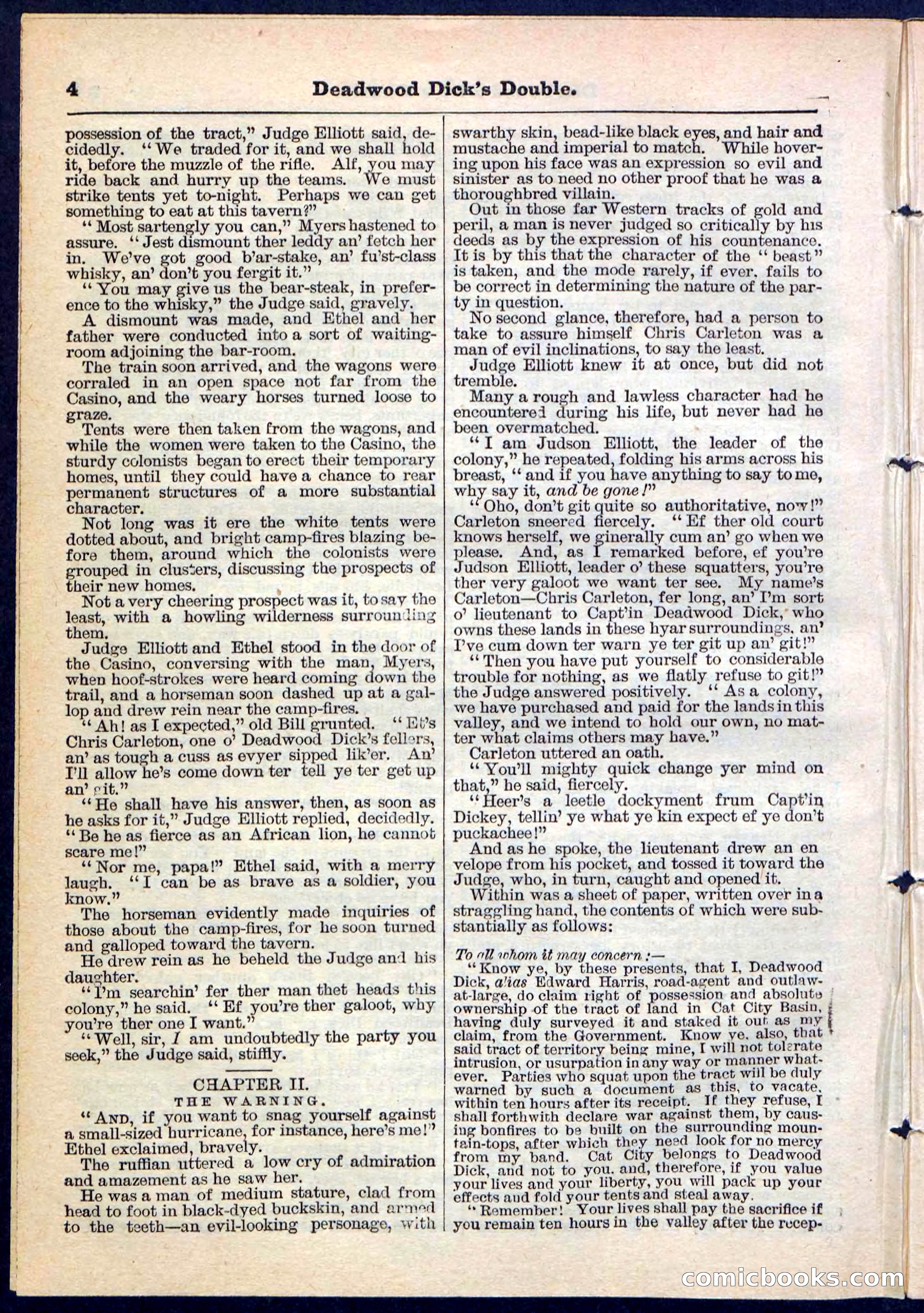 Beadle's Pocket Library No. 115 — page 4 of 32