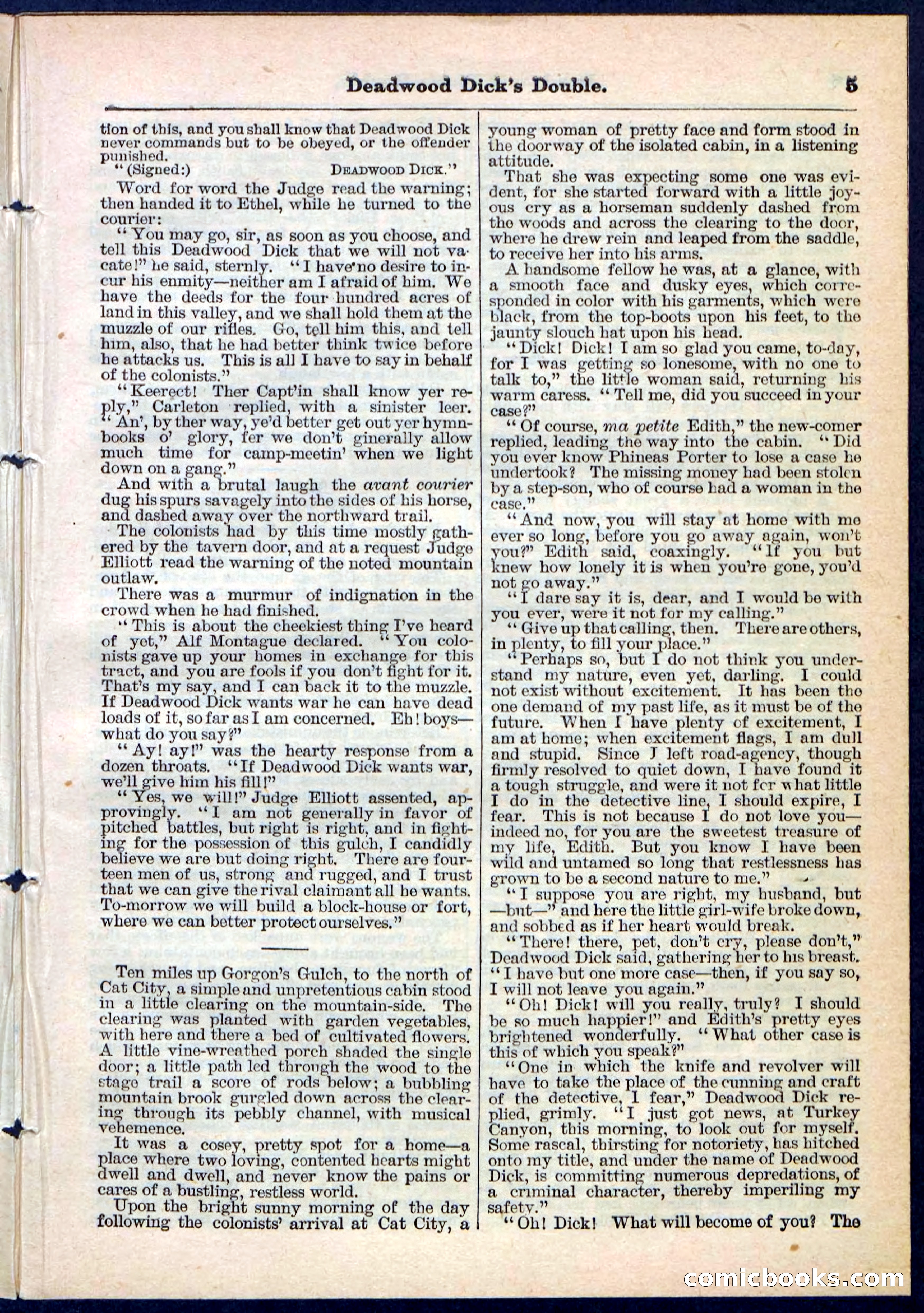 Beadle's Pocket Library No. 115 — page 5 of 32