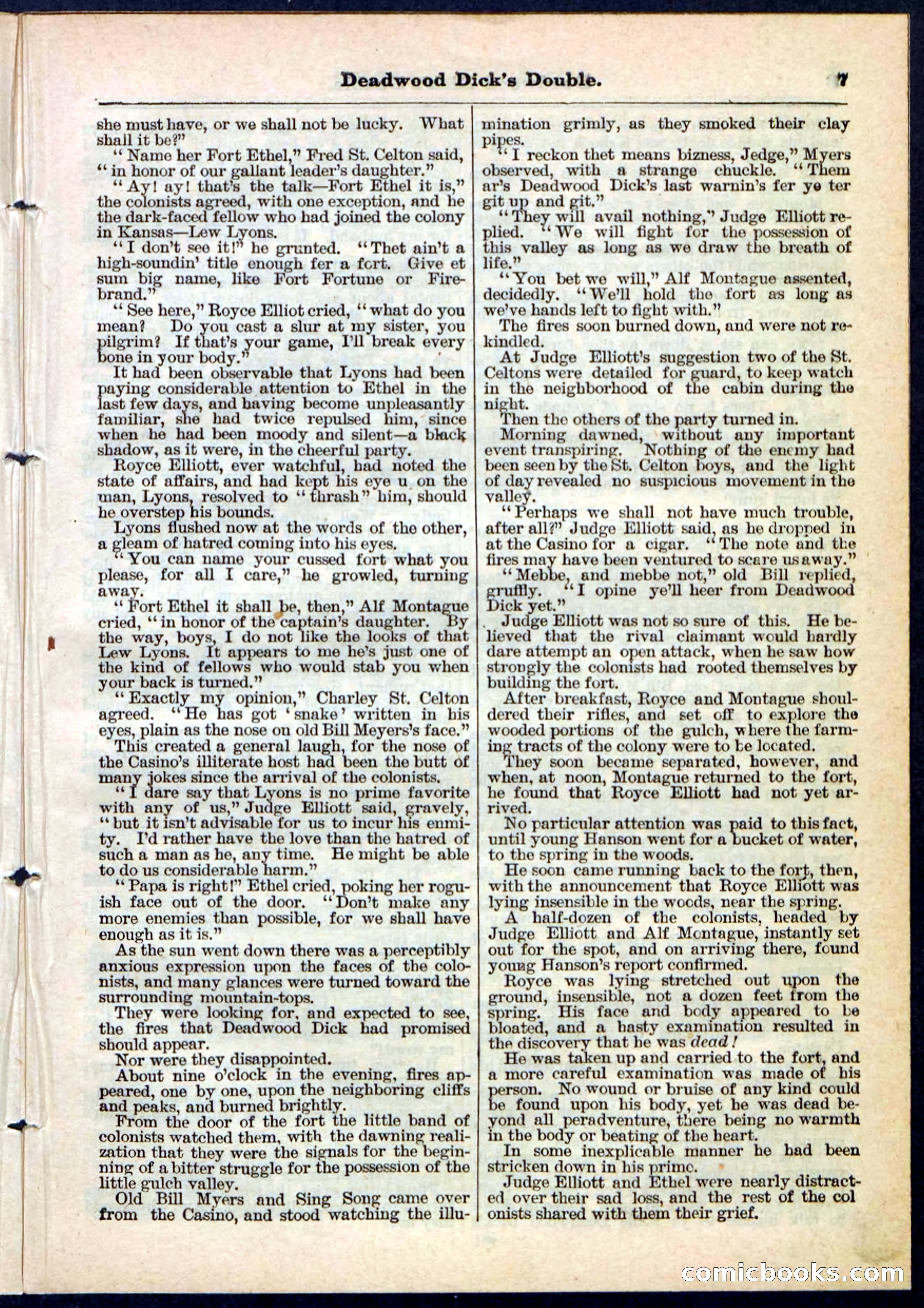 Beadle's Pocket Library No. 115 — page 7 of 32