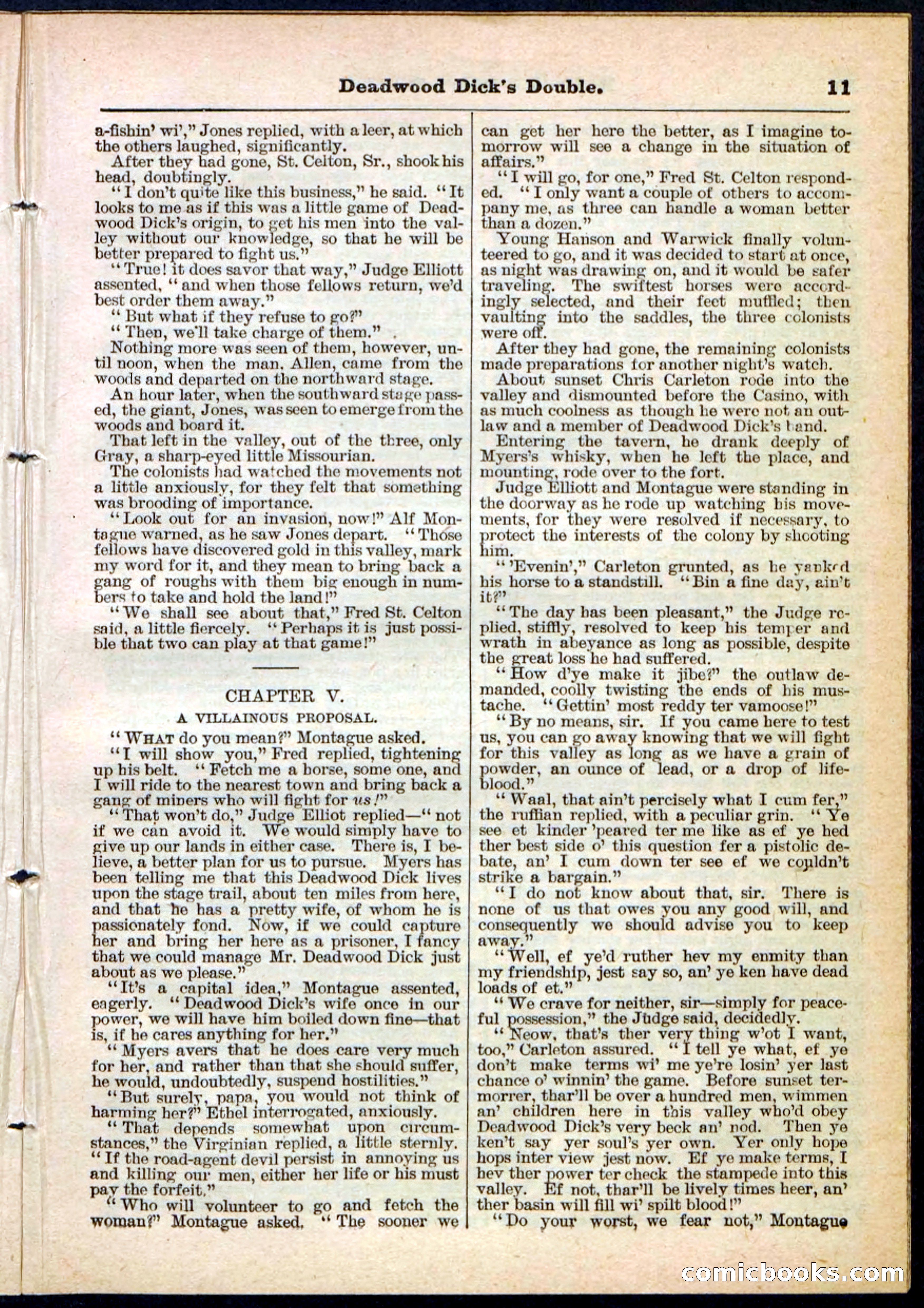 Beadle's Pocket Library No. 115 — page 11 of 32