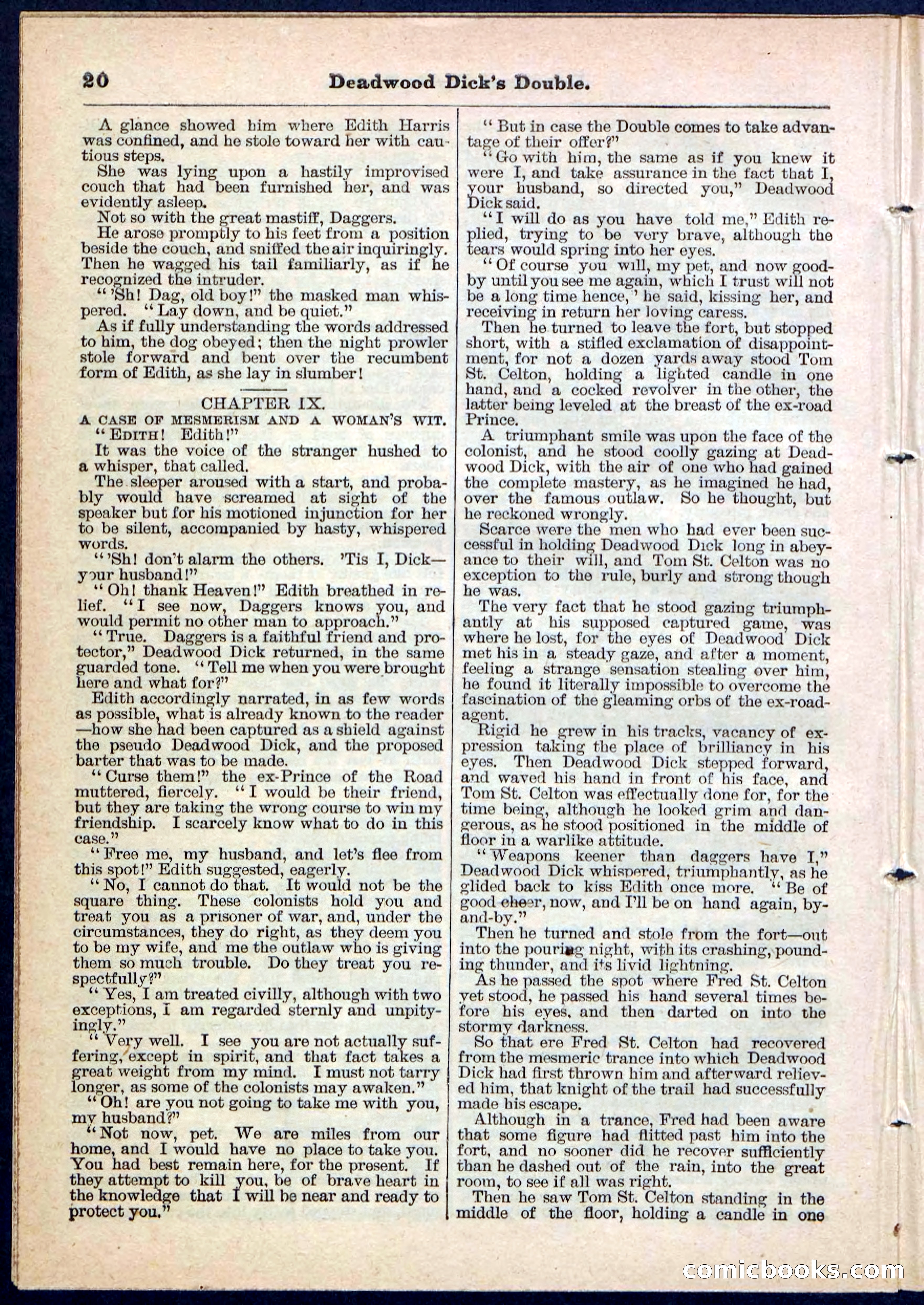 Beadle's Pocket Library No. 115 — page 20 of 32