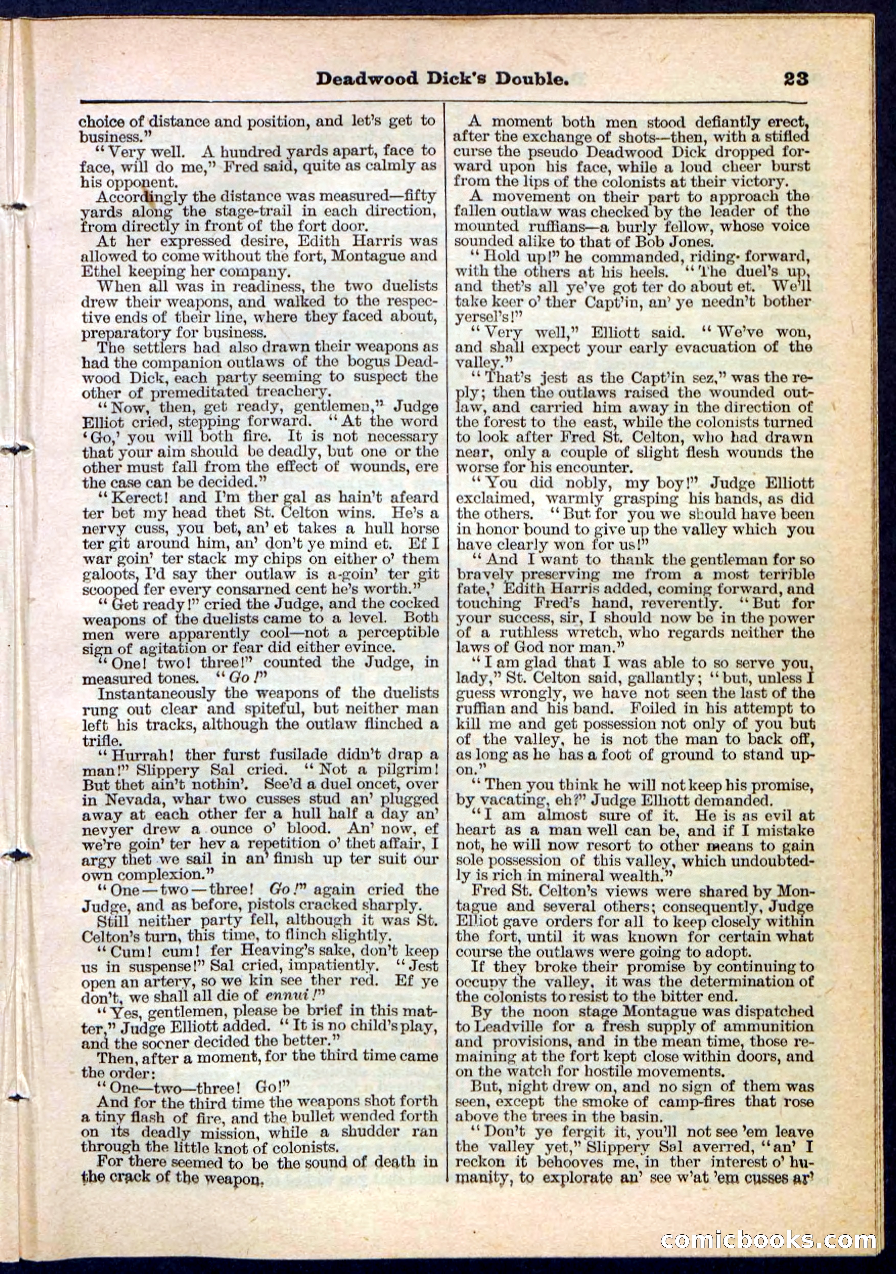 Beadle's Pocket Library No. 115 — page 23 of 32