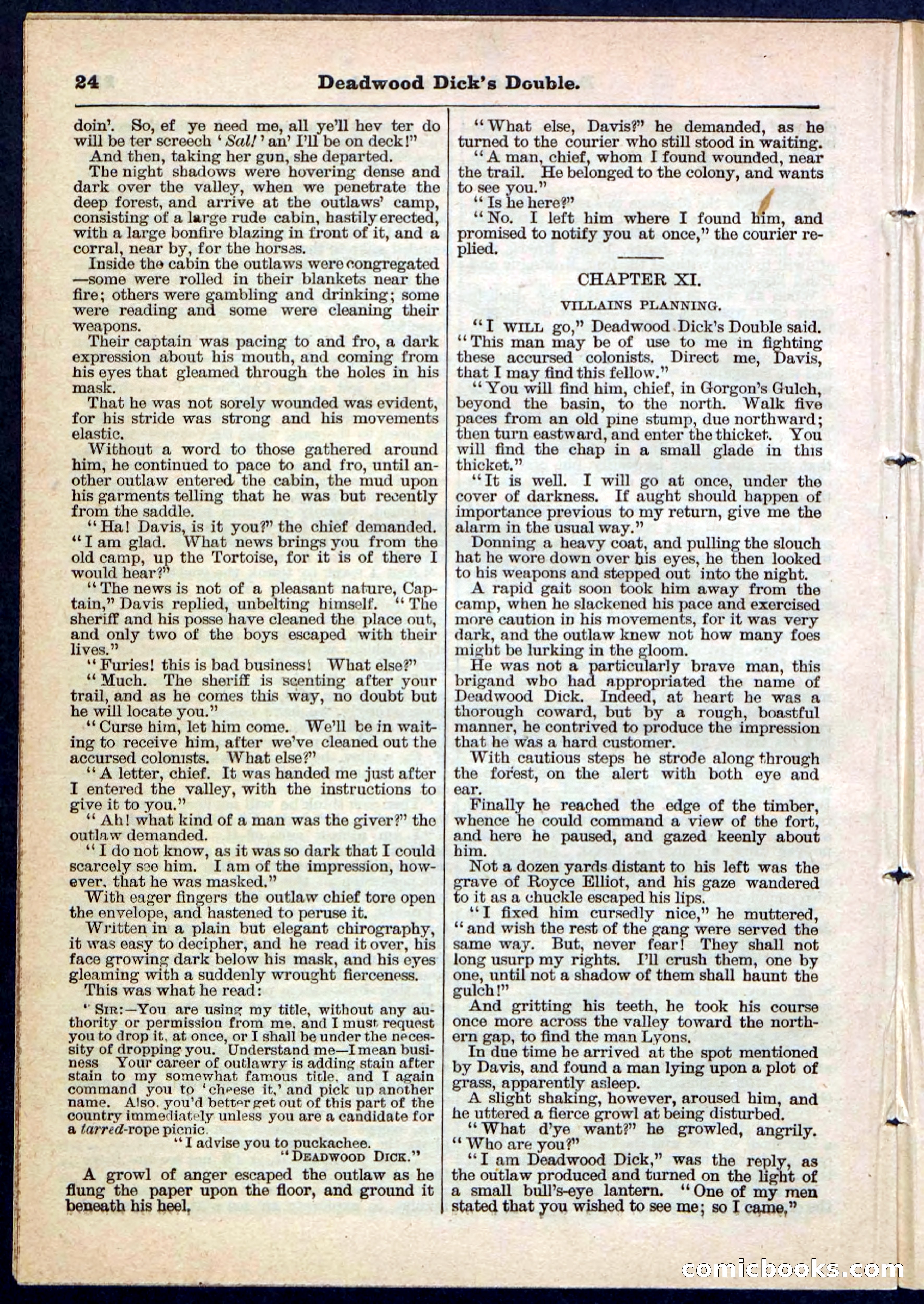 Beadle's Pocket Library No. 115 — page 24 of 32