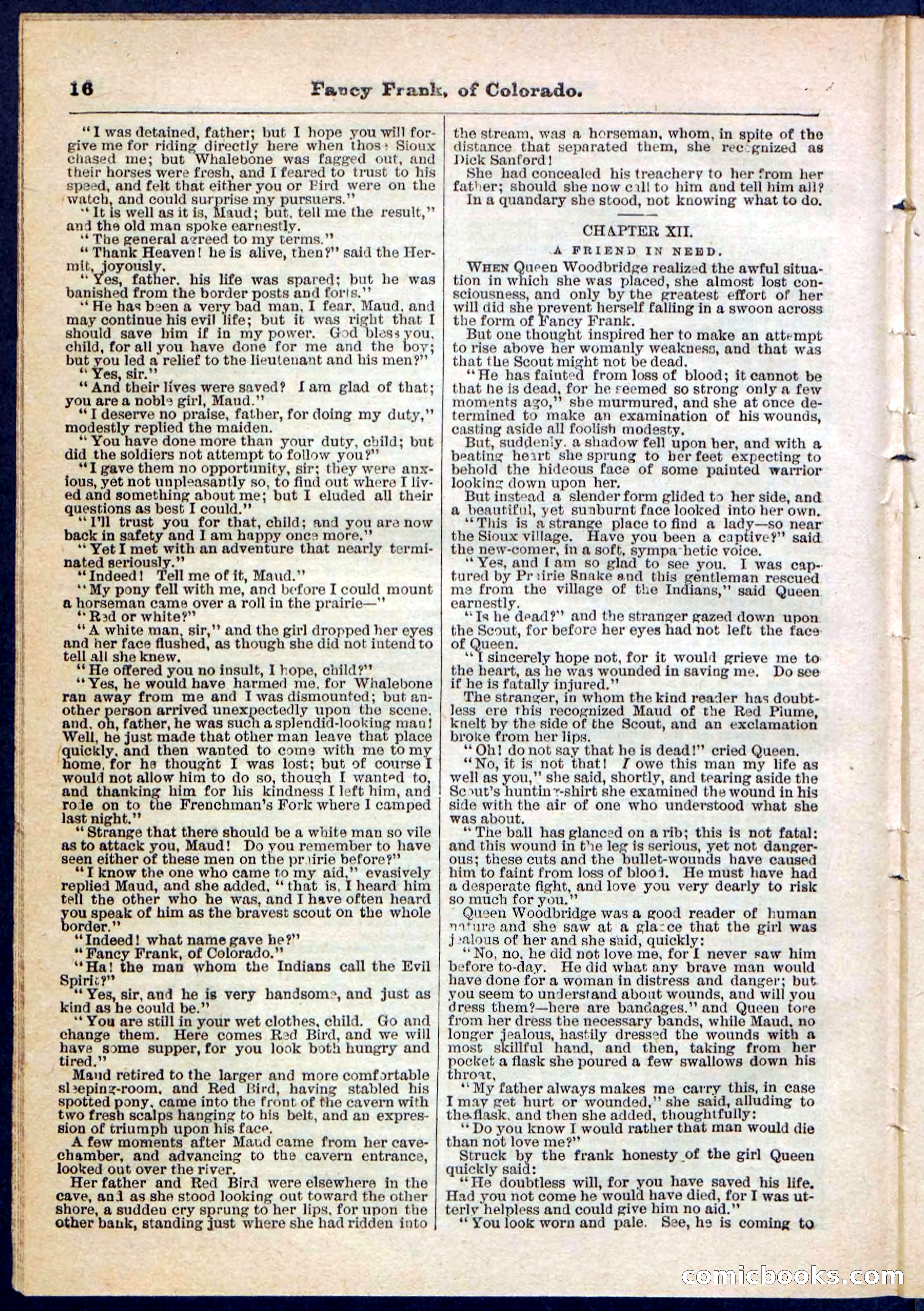 Beadle's Pocket Library No. 117 — page 16 of 32