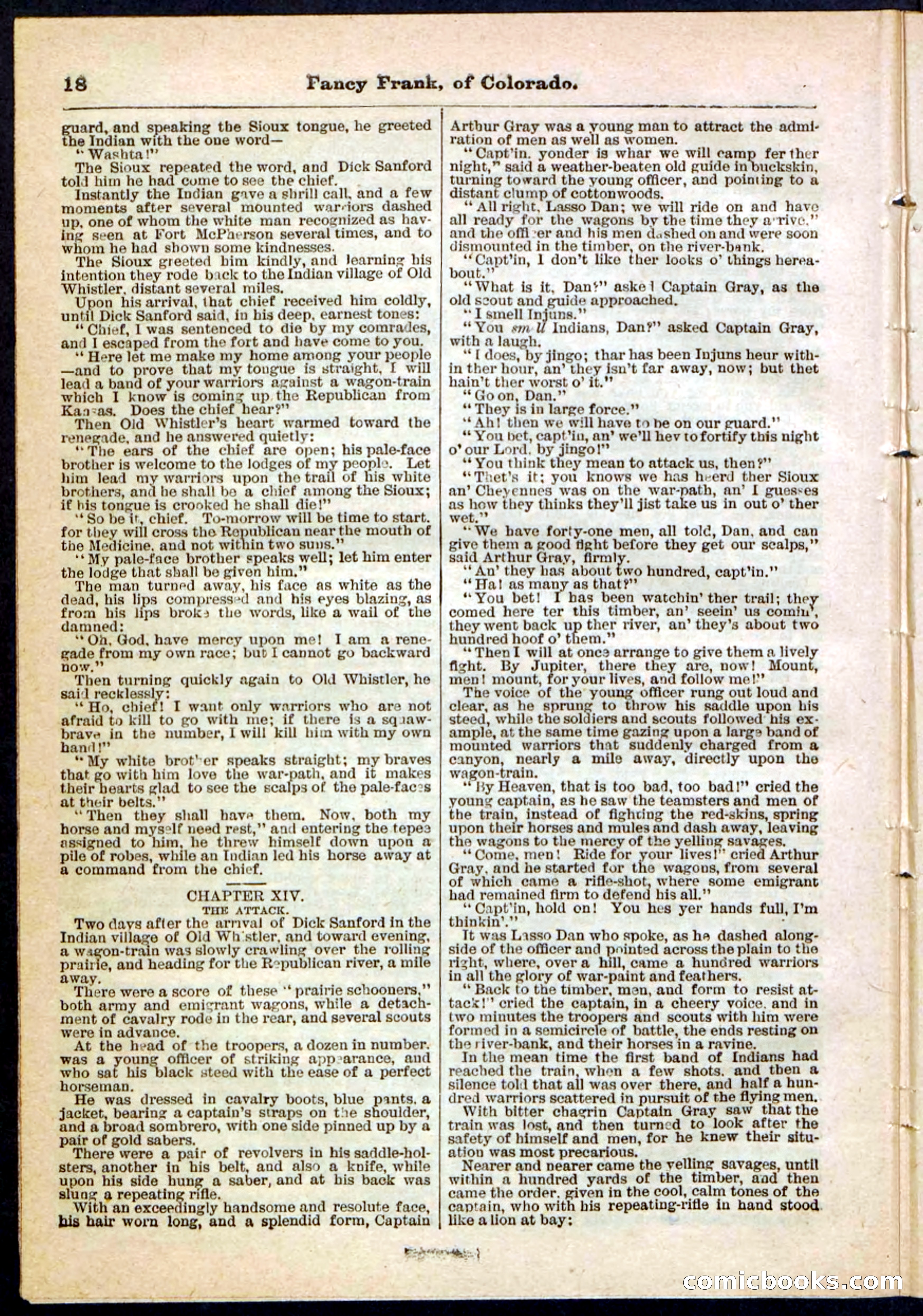 Beadle's Pocket Library No. 117 — page 18 of 32