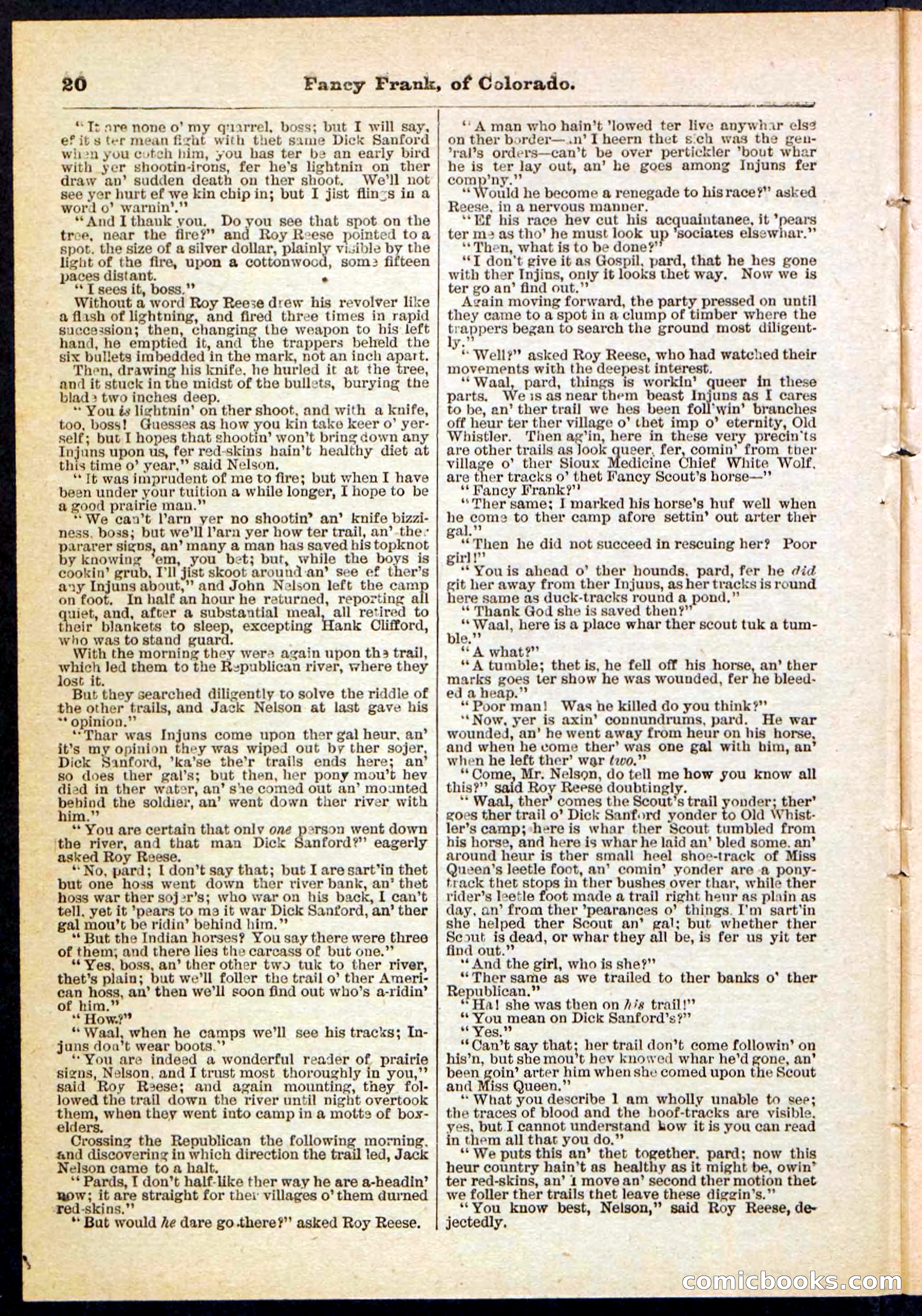 Beadle's Pocket Library No. 117 — page 20 of 32