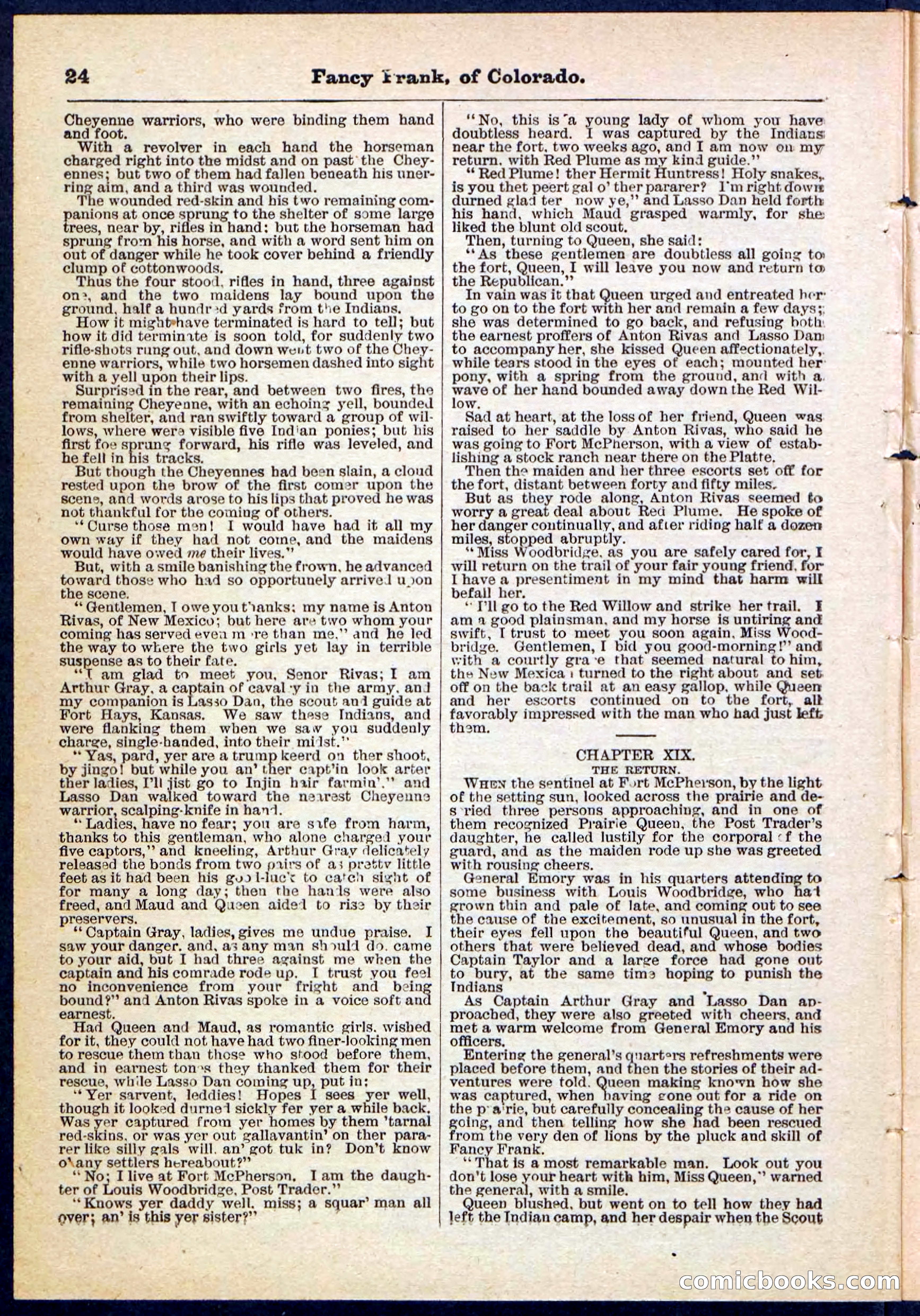 Beadle's Pocket Library No. 117 — page 24 of 32