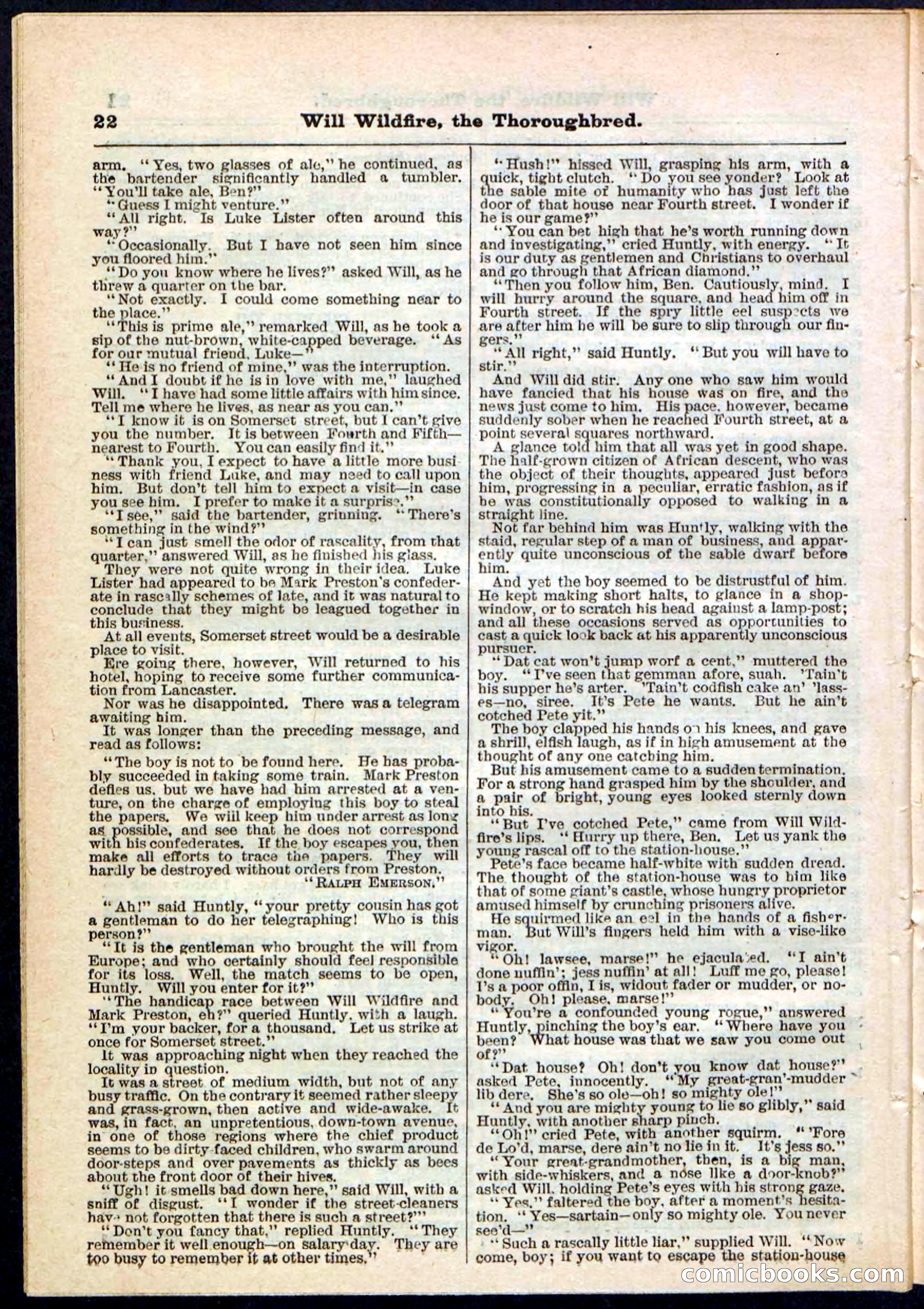 Beadle's Pocket Library No. 118 — page 22 of 32