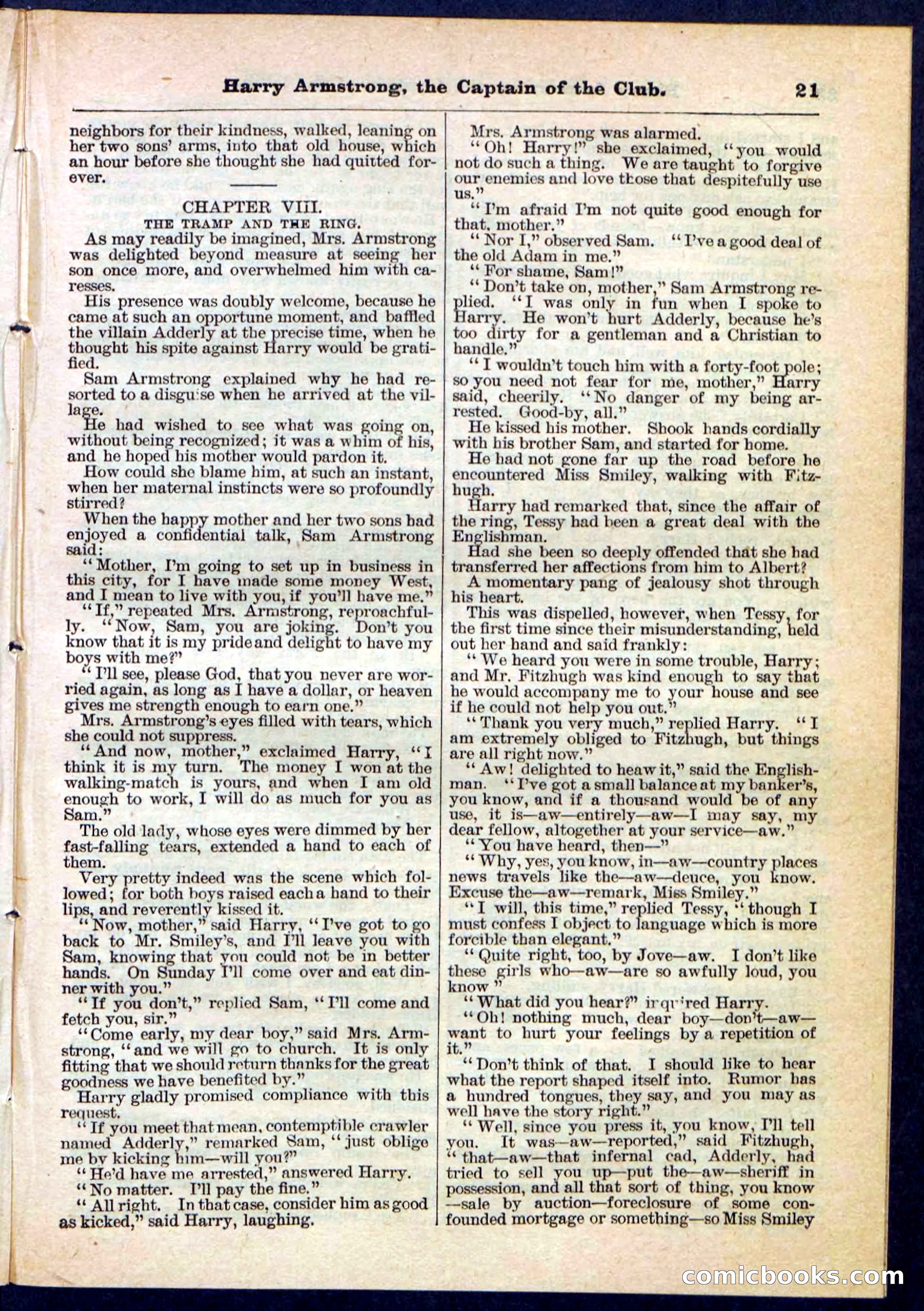 Beadle's Pocket Library No. 121 — page 21 of 32