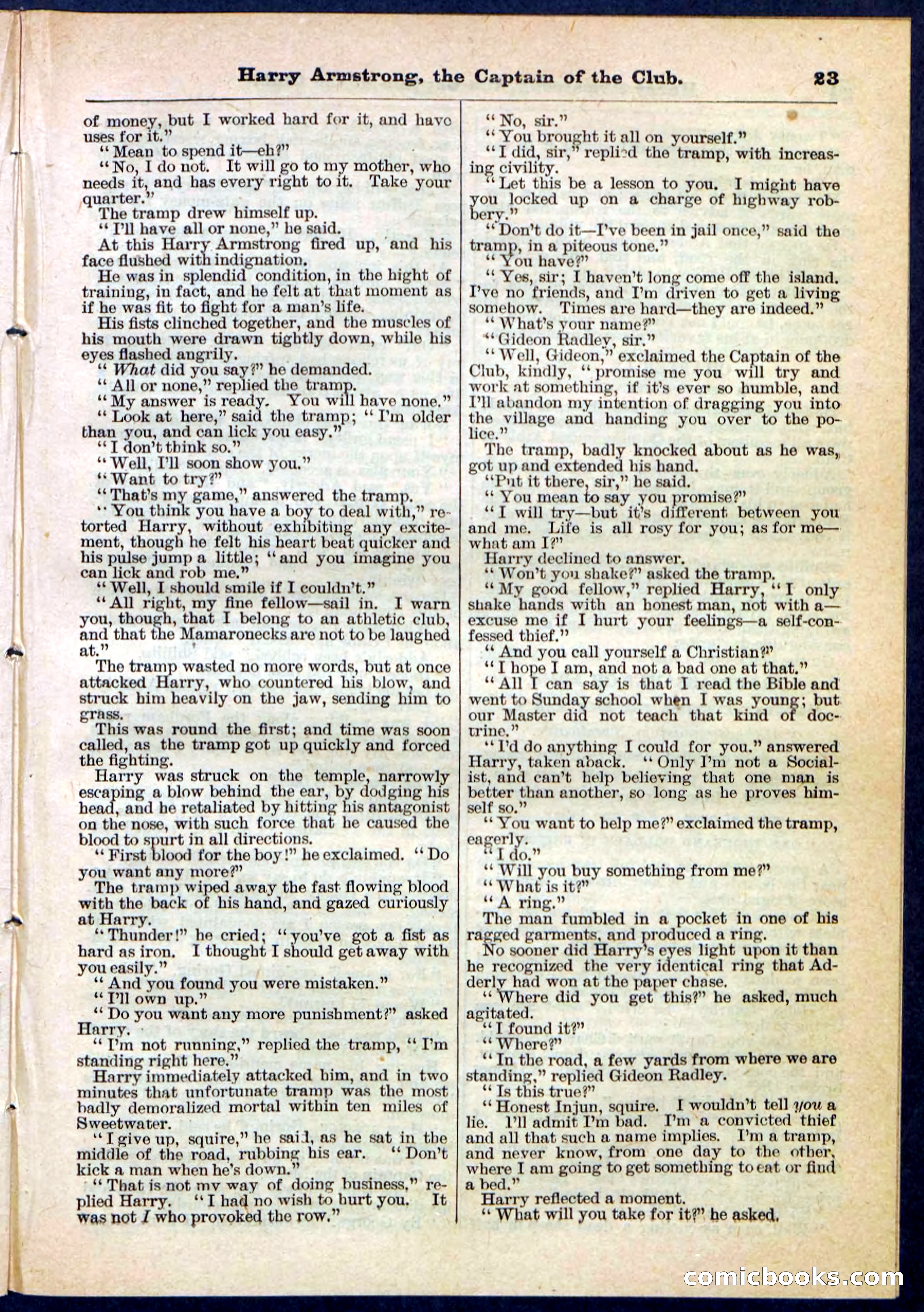 Beadle's Pocket Library No. 121 — page 23 of 32