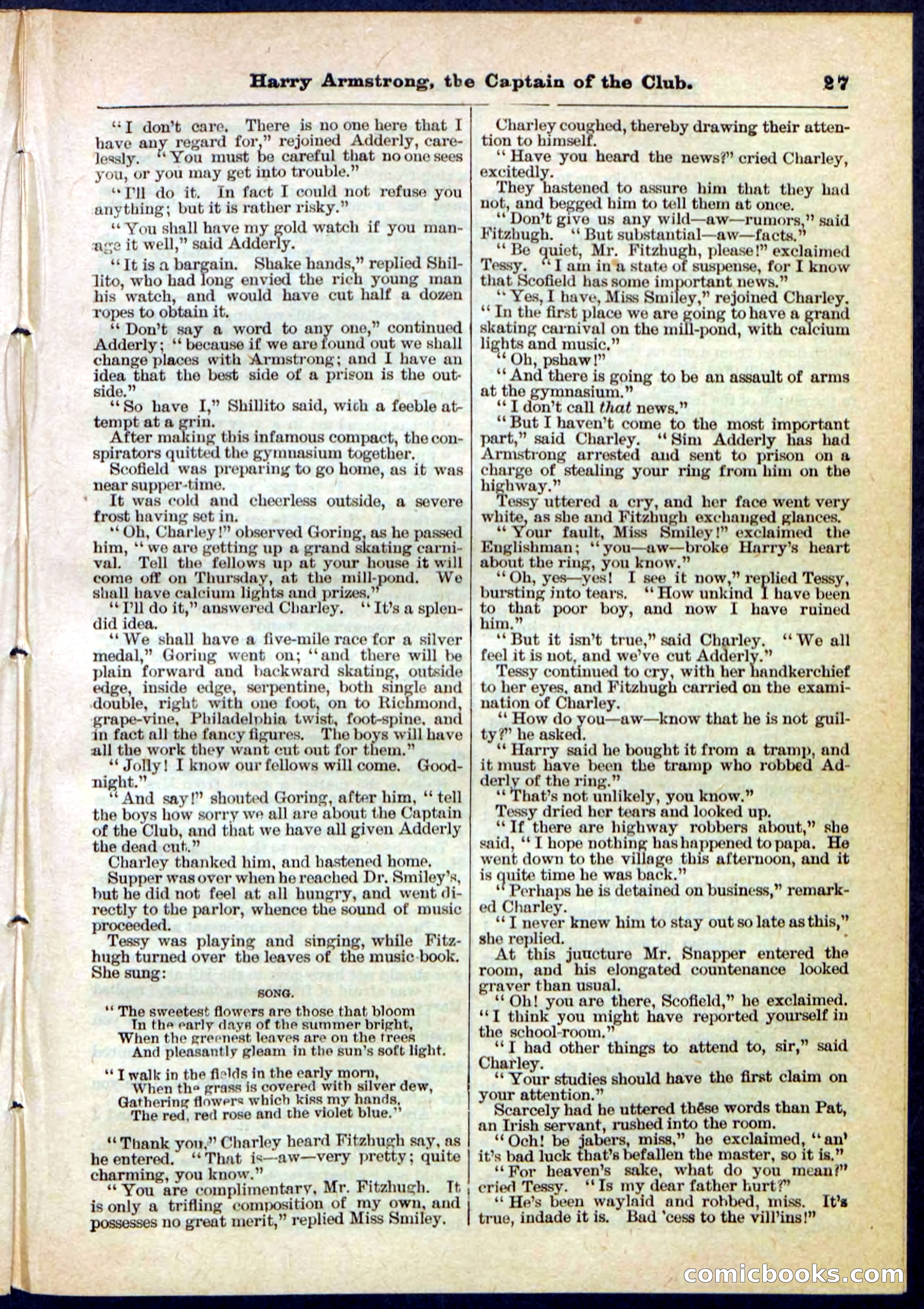 Beadle's Pocket Library No. 121 — page 27 of 32