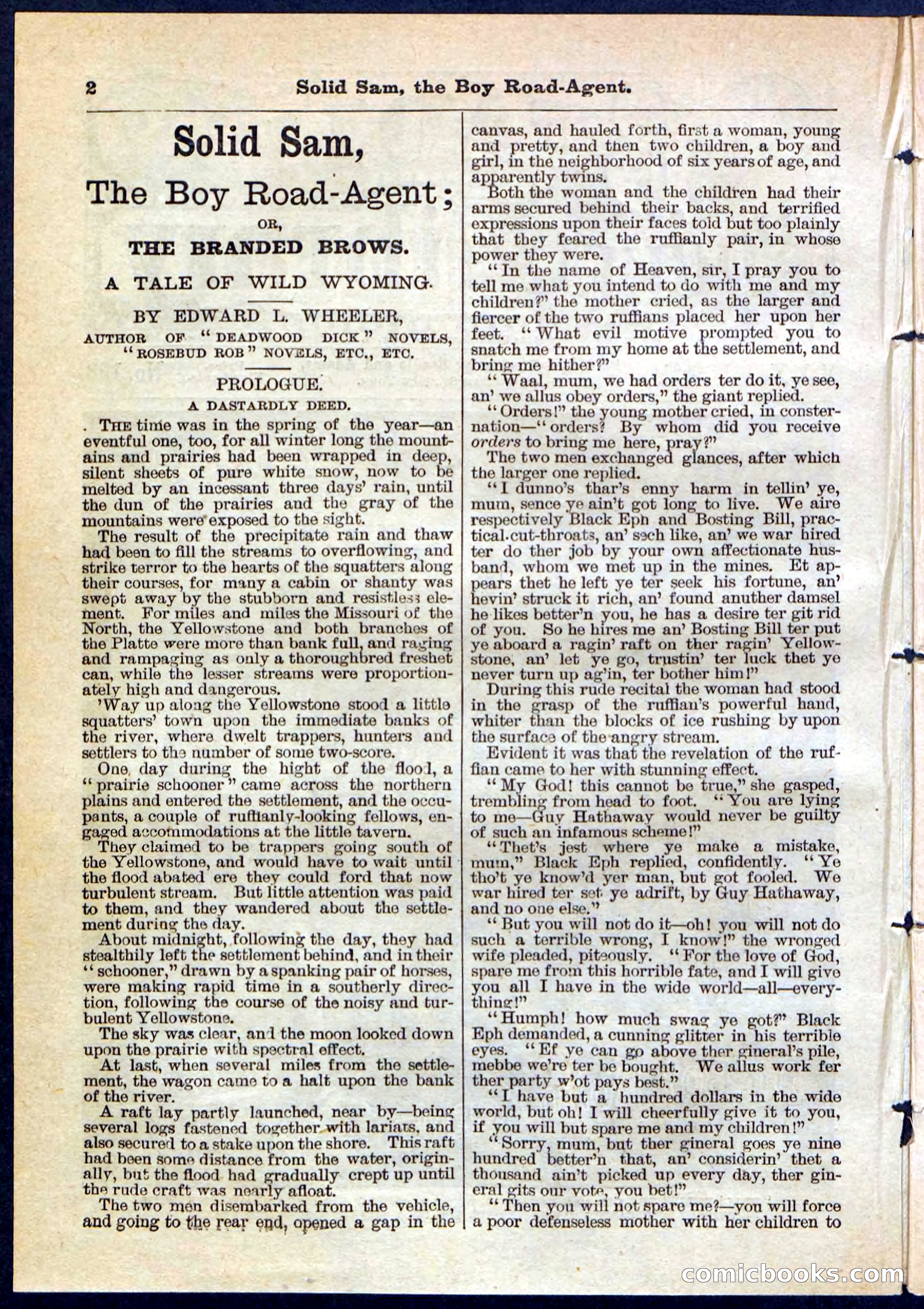Beadle's Pocket Library No. 123 — page 2 of 32