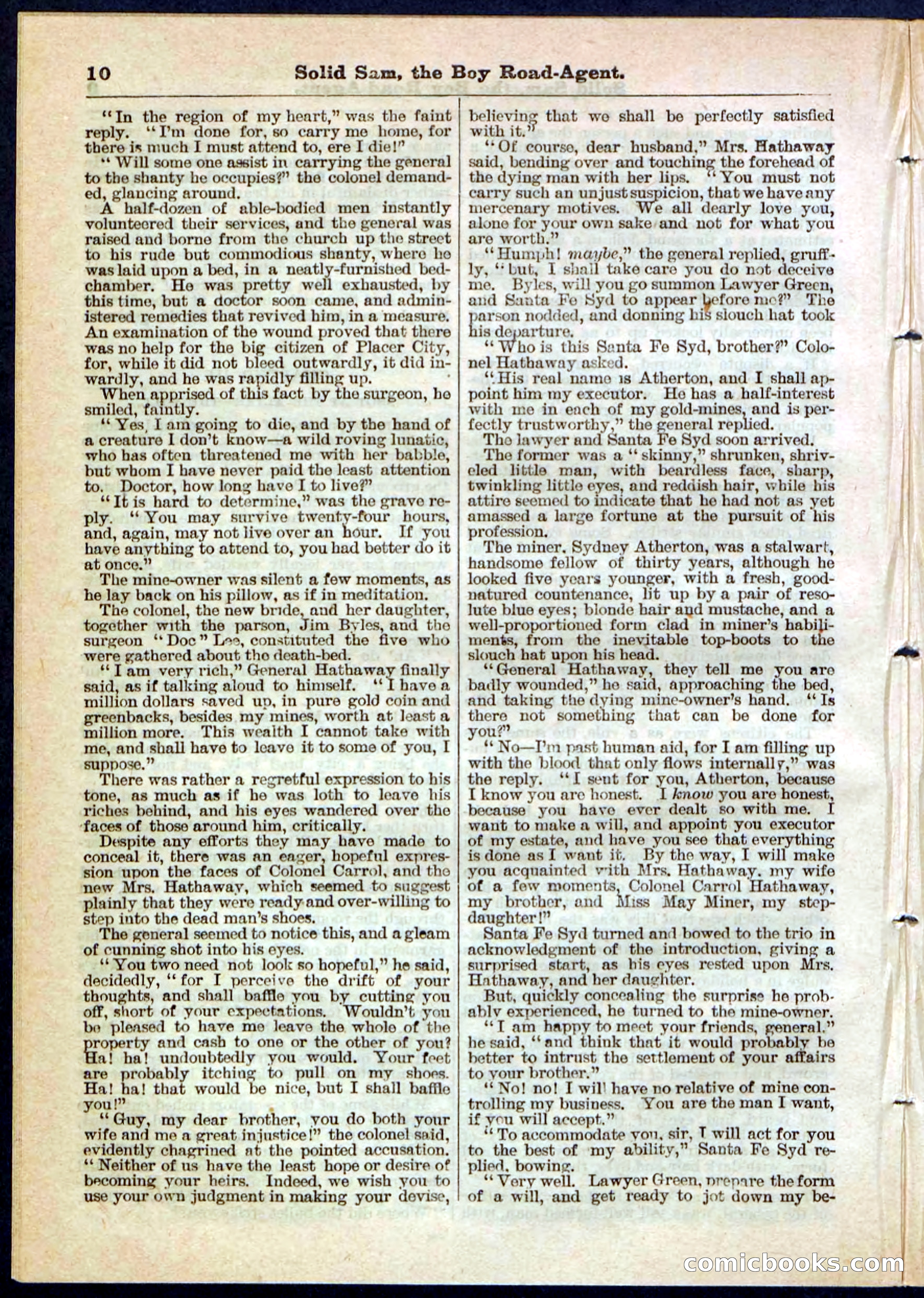 Beadle's Pocket Library No. 123 — page 10 of 32