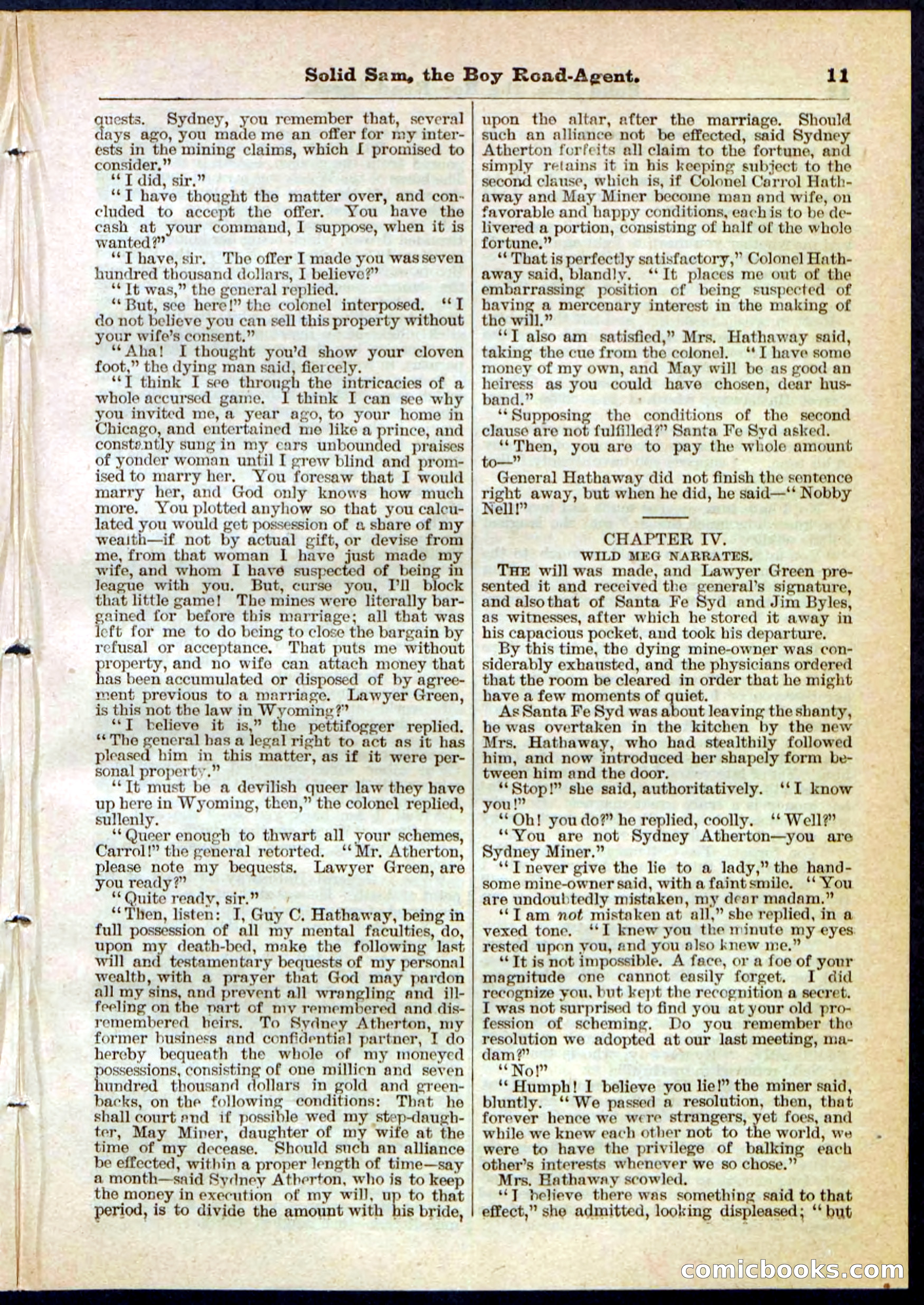 Beadle's Pocket Library No. 123 — page 11 of 32