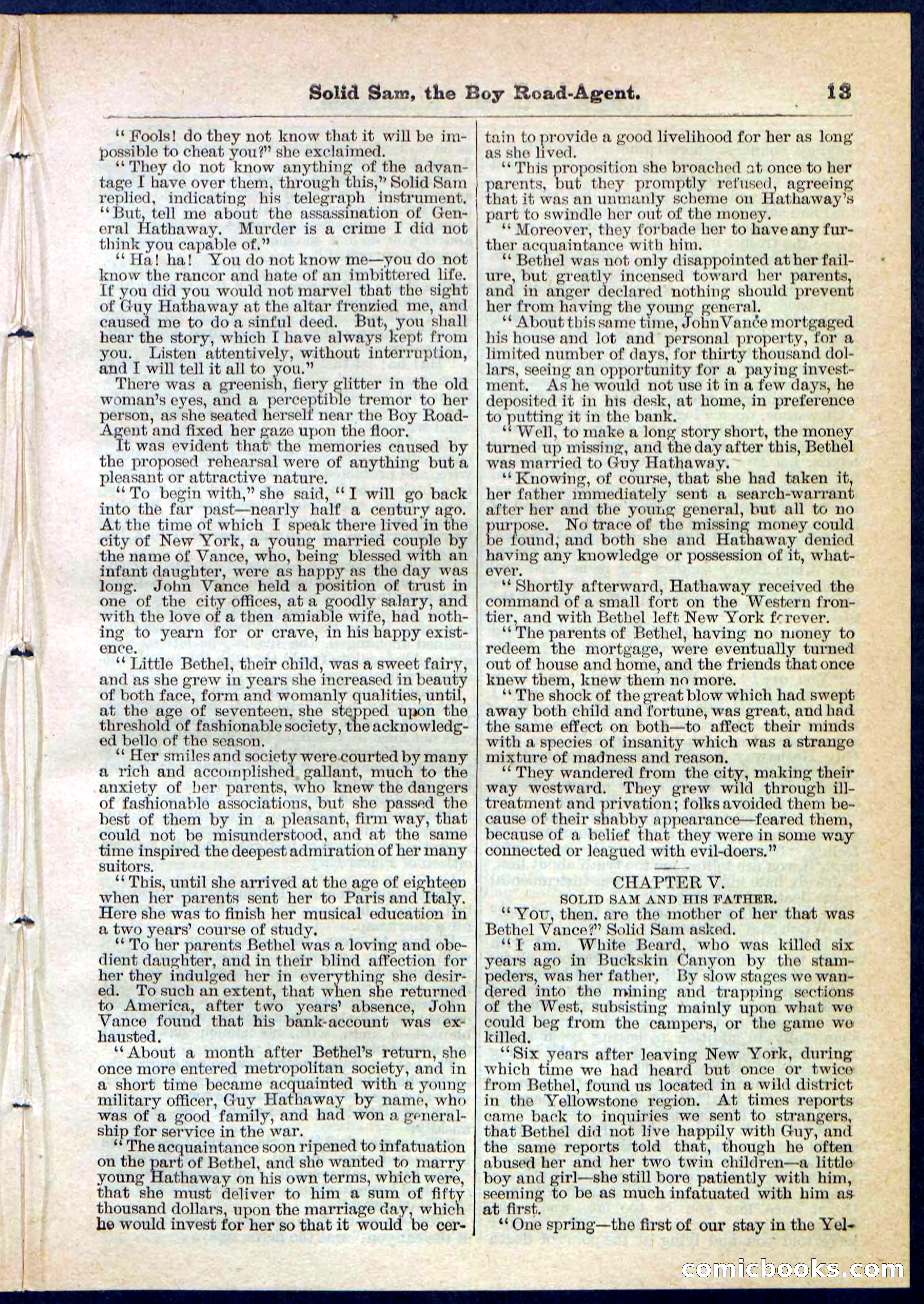 Beadle's Pocket Library No. 123 — page 13 of 32