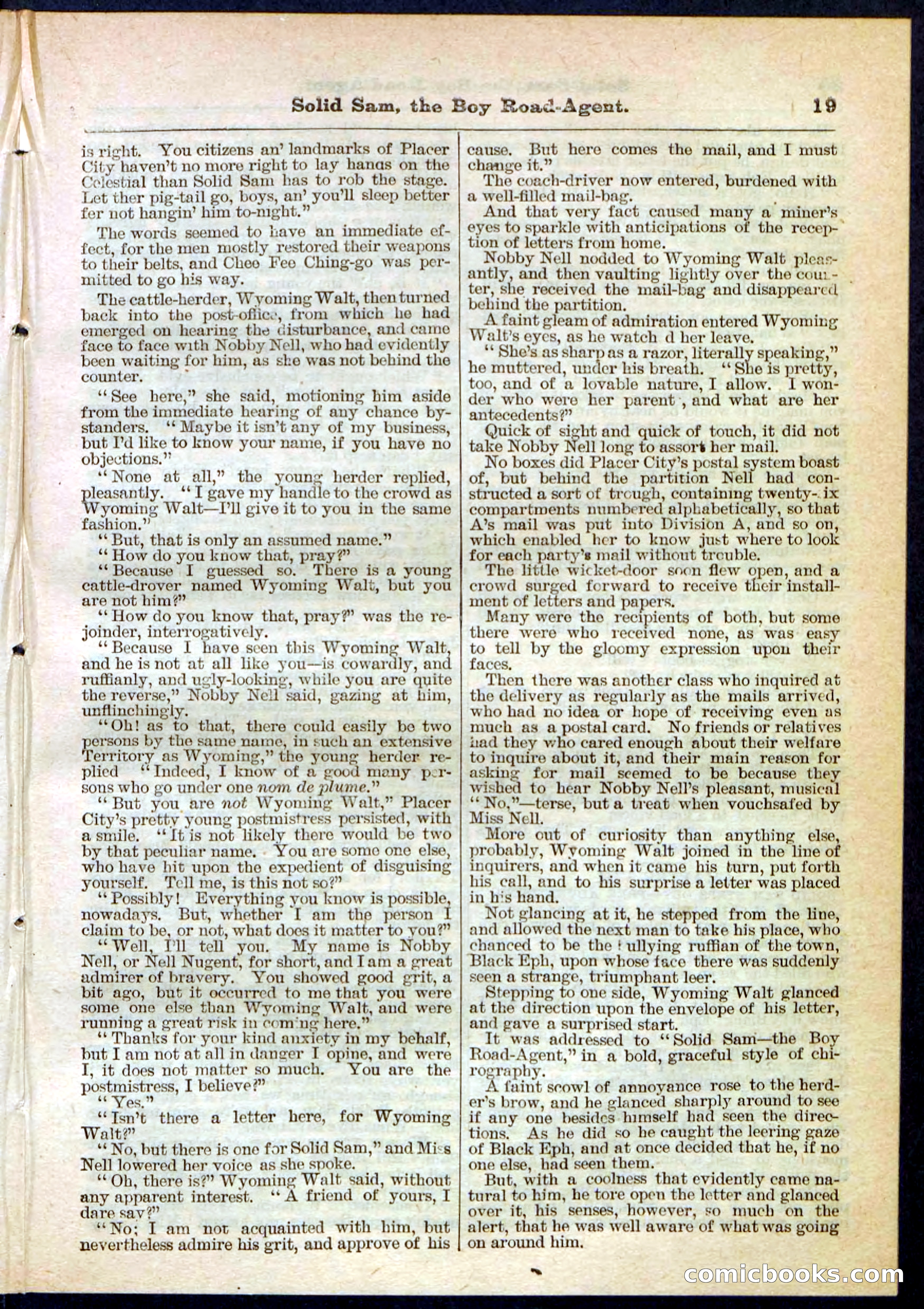 Beadle's Pocket Library No. 123 — page 19 of 32