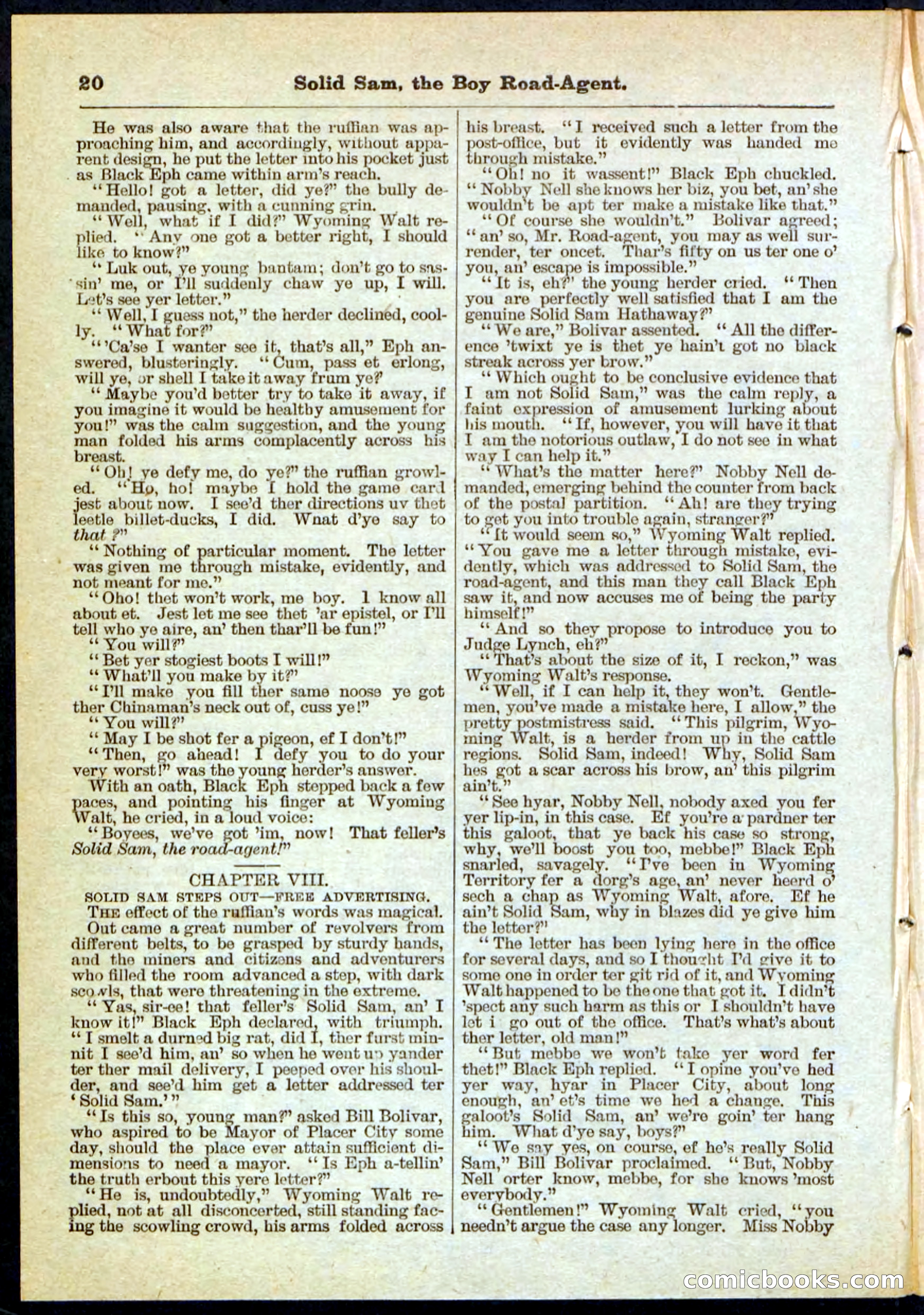 Beadle's Pocket Library No. 123 — page 20 of 32
