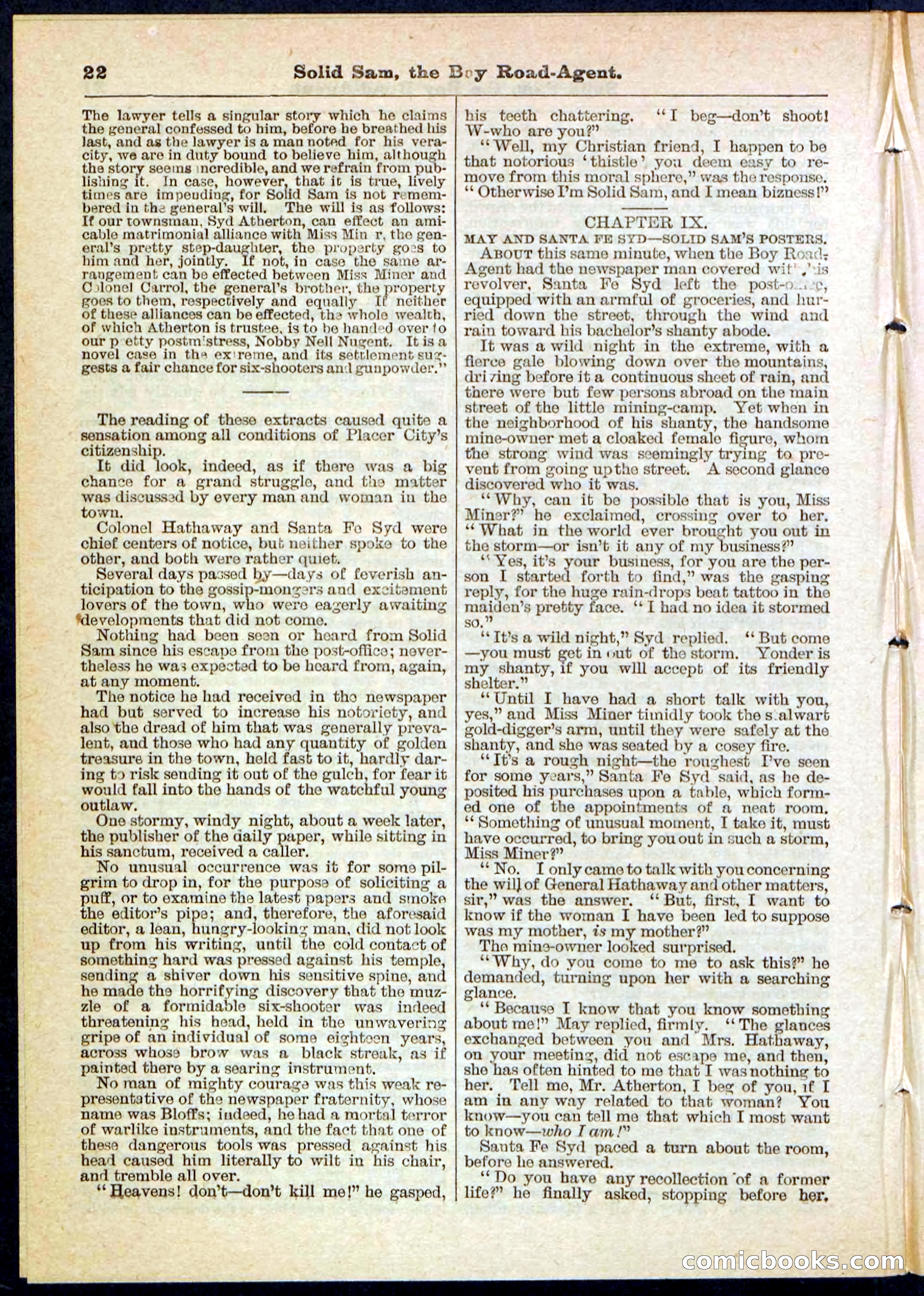 Beadle's Pocket Library No. 123 — page 22 of 32