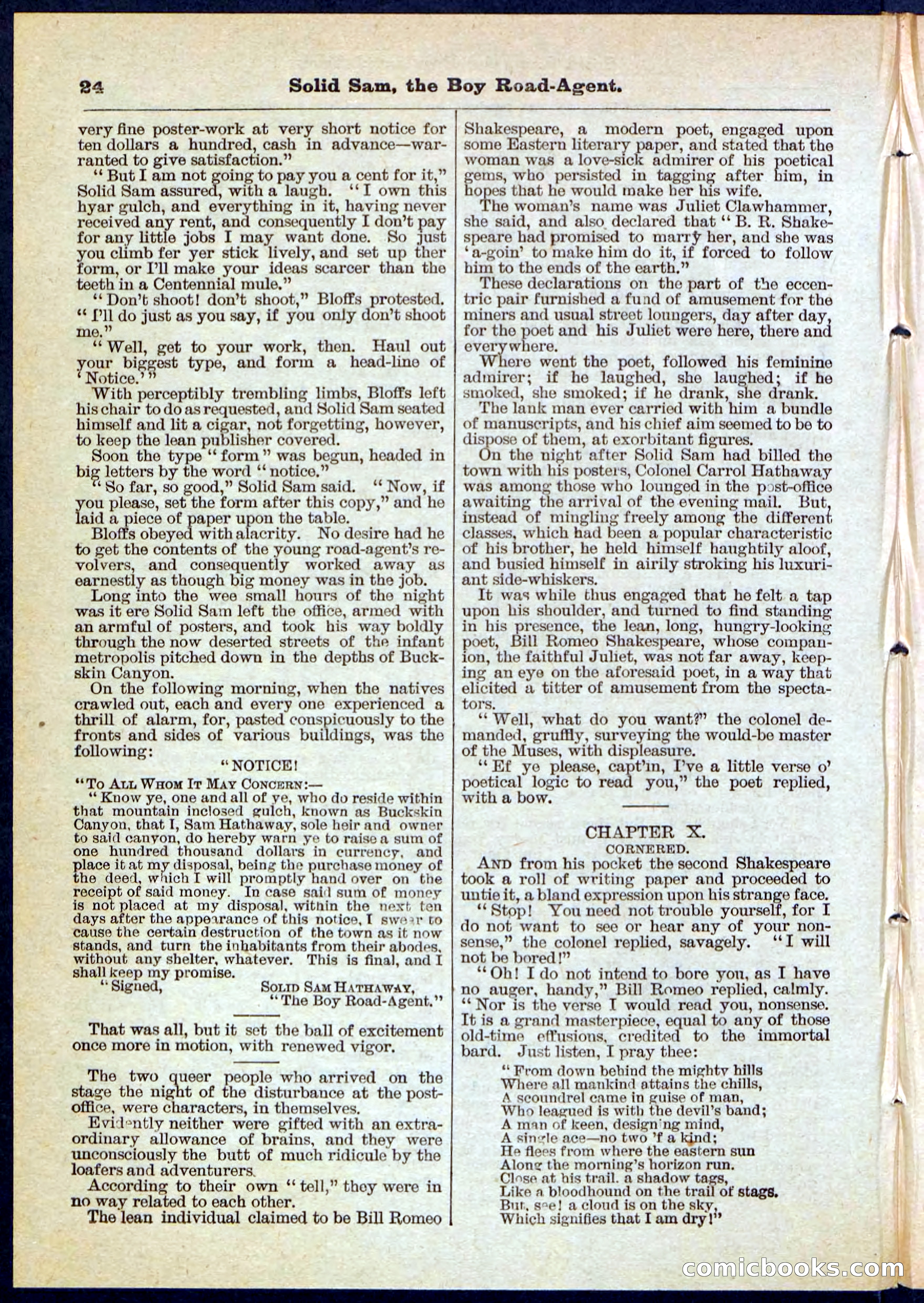 Beadle's Pocket Library No. 123 — page 24 of 32