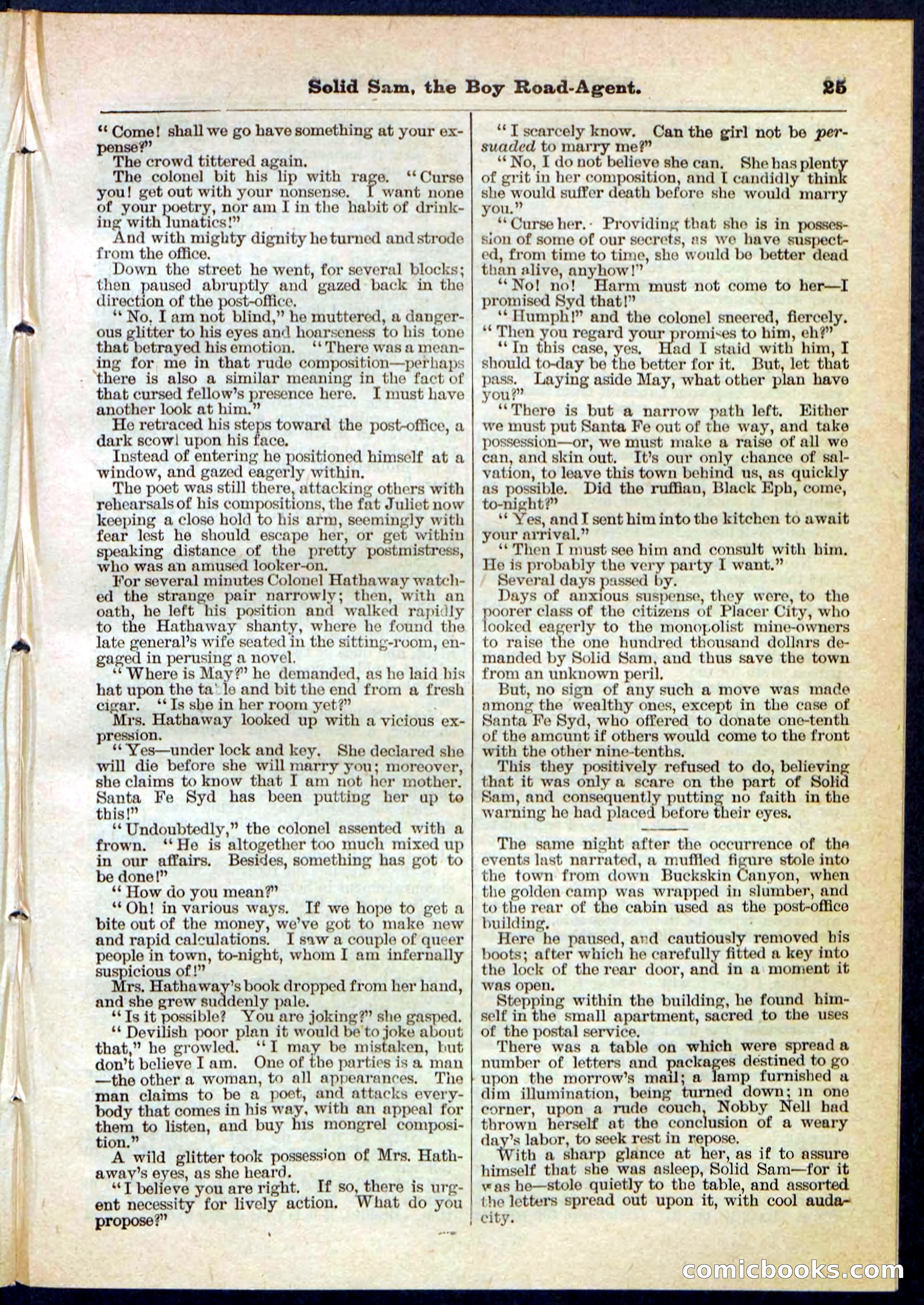 Beadle's Pocket Library No. 123 — page 25 of 32