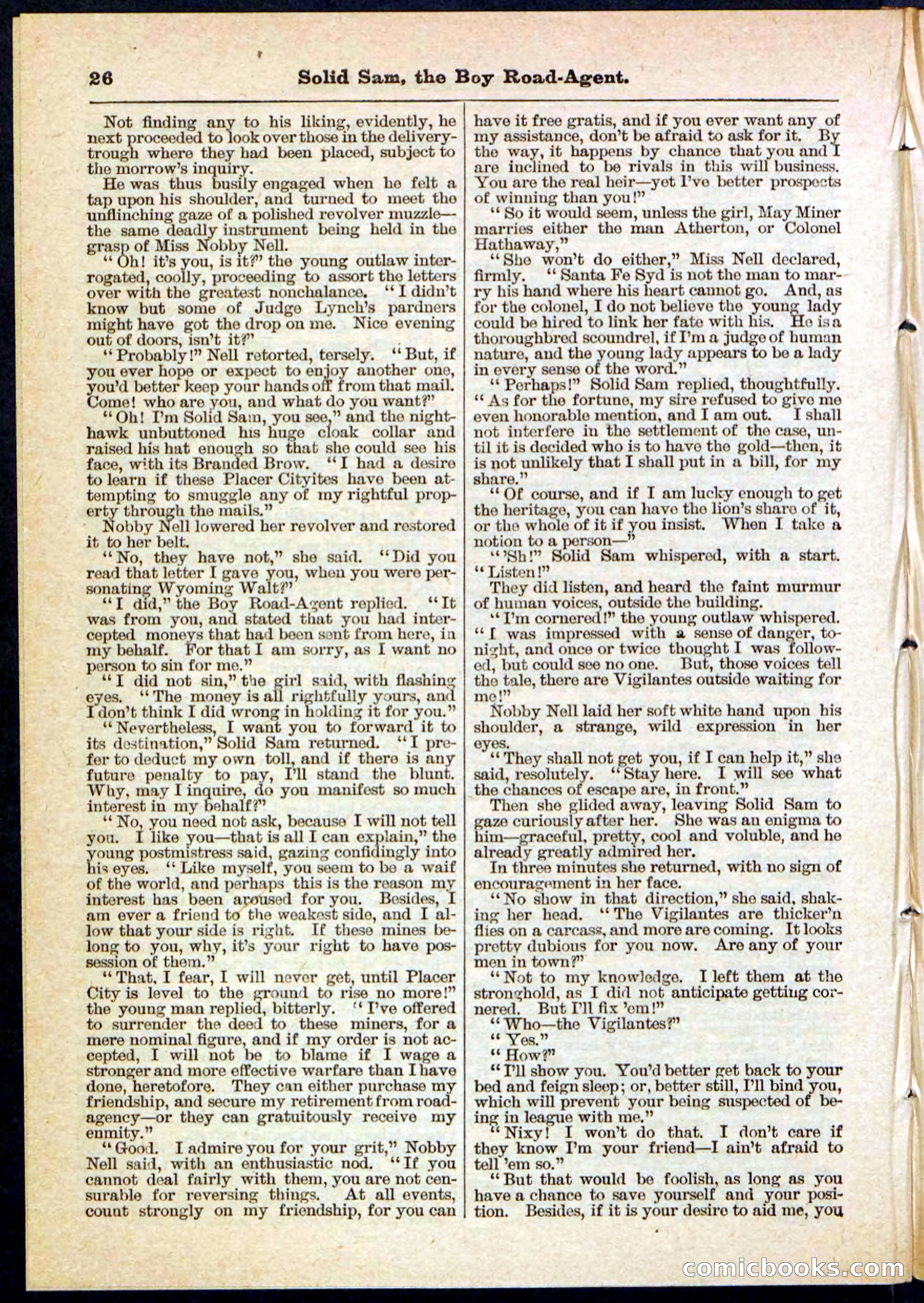 Beadle's Pocket Library No. 123 — page 26 of 32