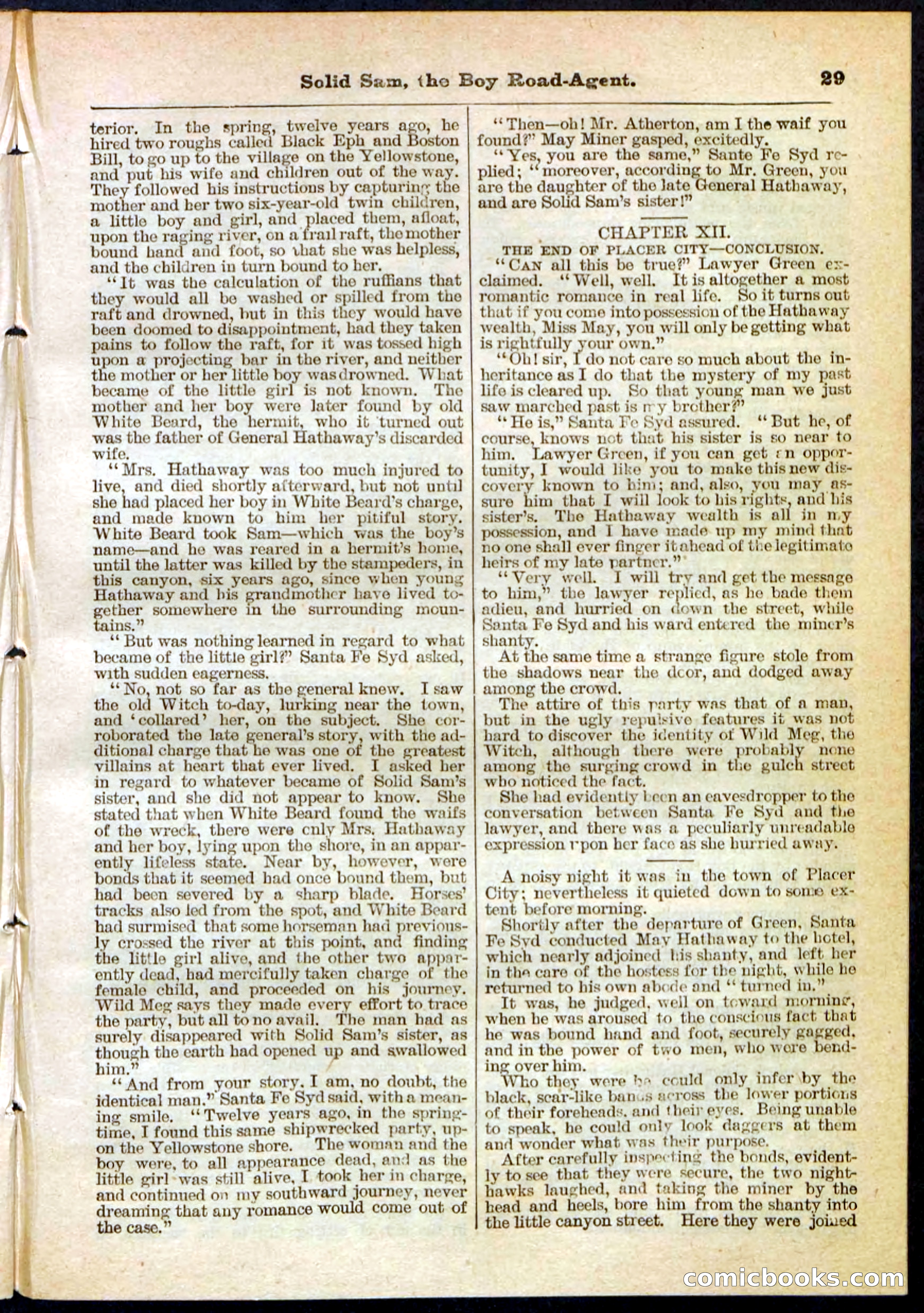 Beadle's Pocket Library No. 123 — page 29 of 32
