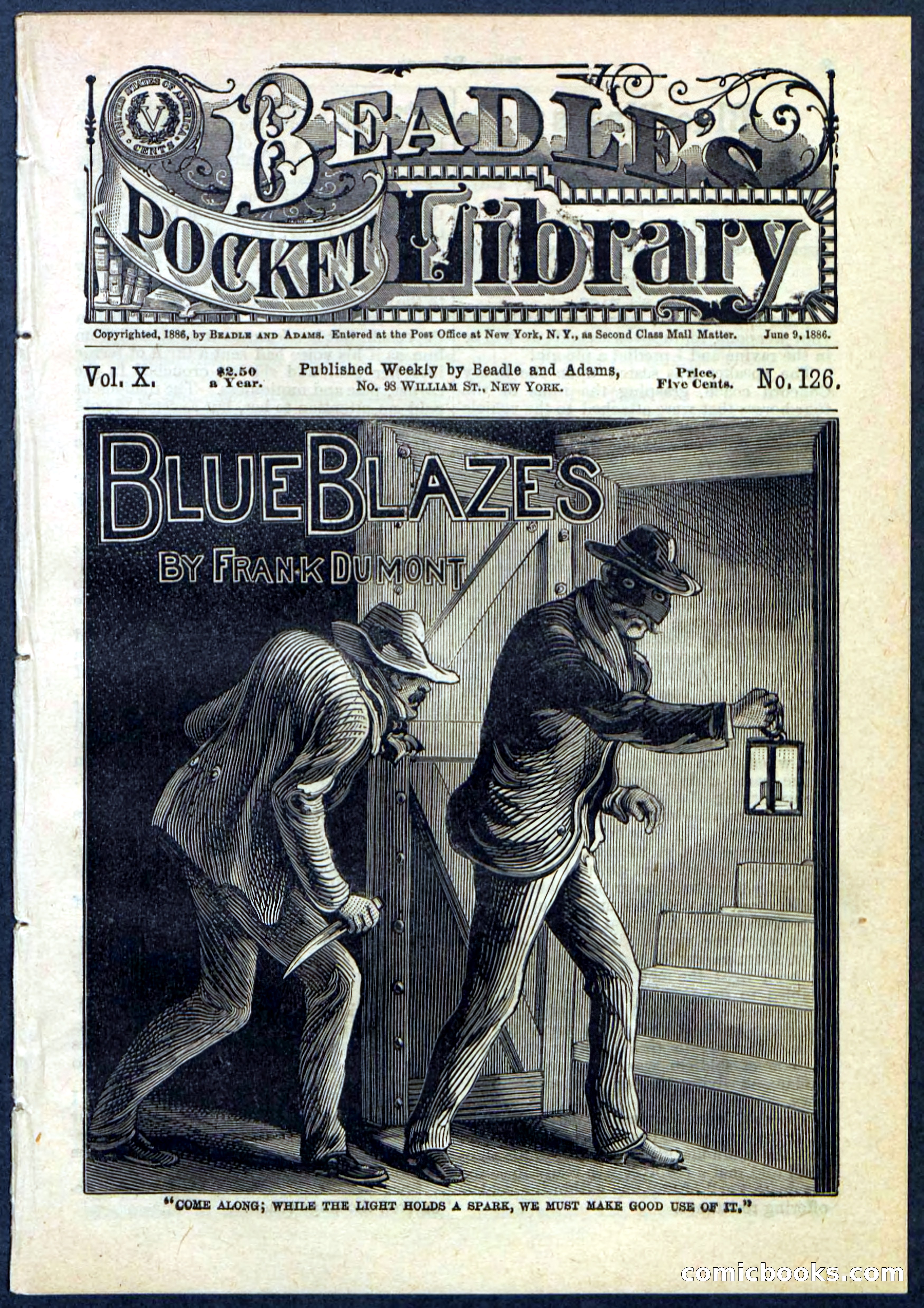Beadle's Pocket Library No. 126 — page 1 of 32