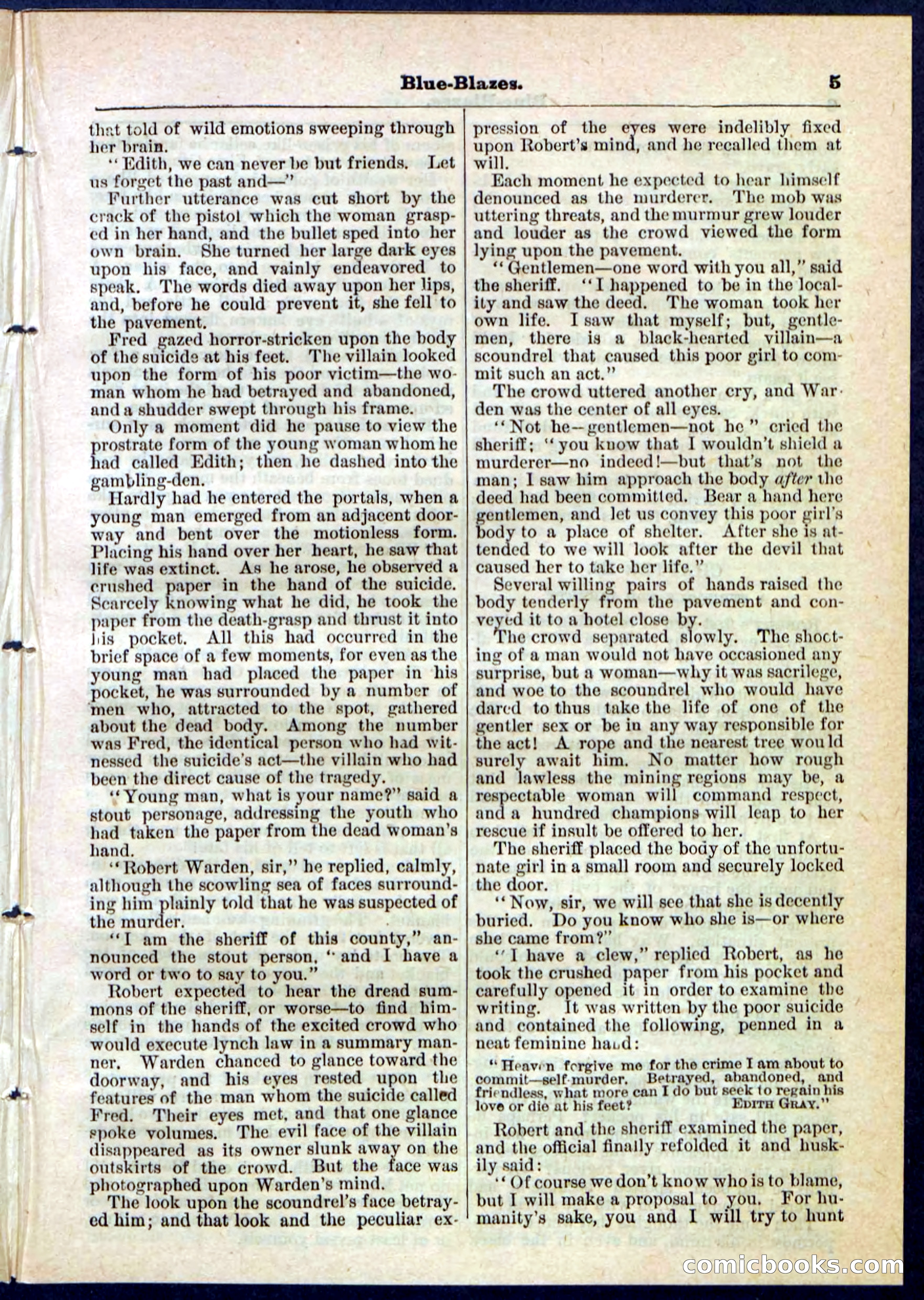 Beadle's Pocket Library No. 126 — page 5 of 32
