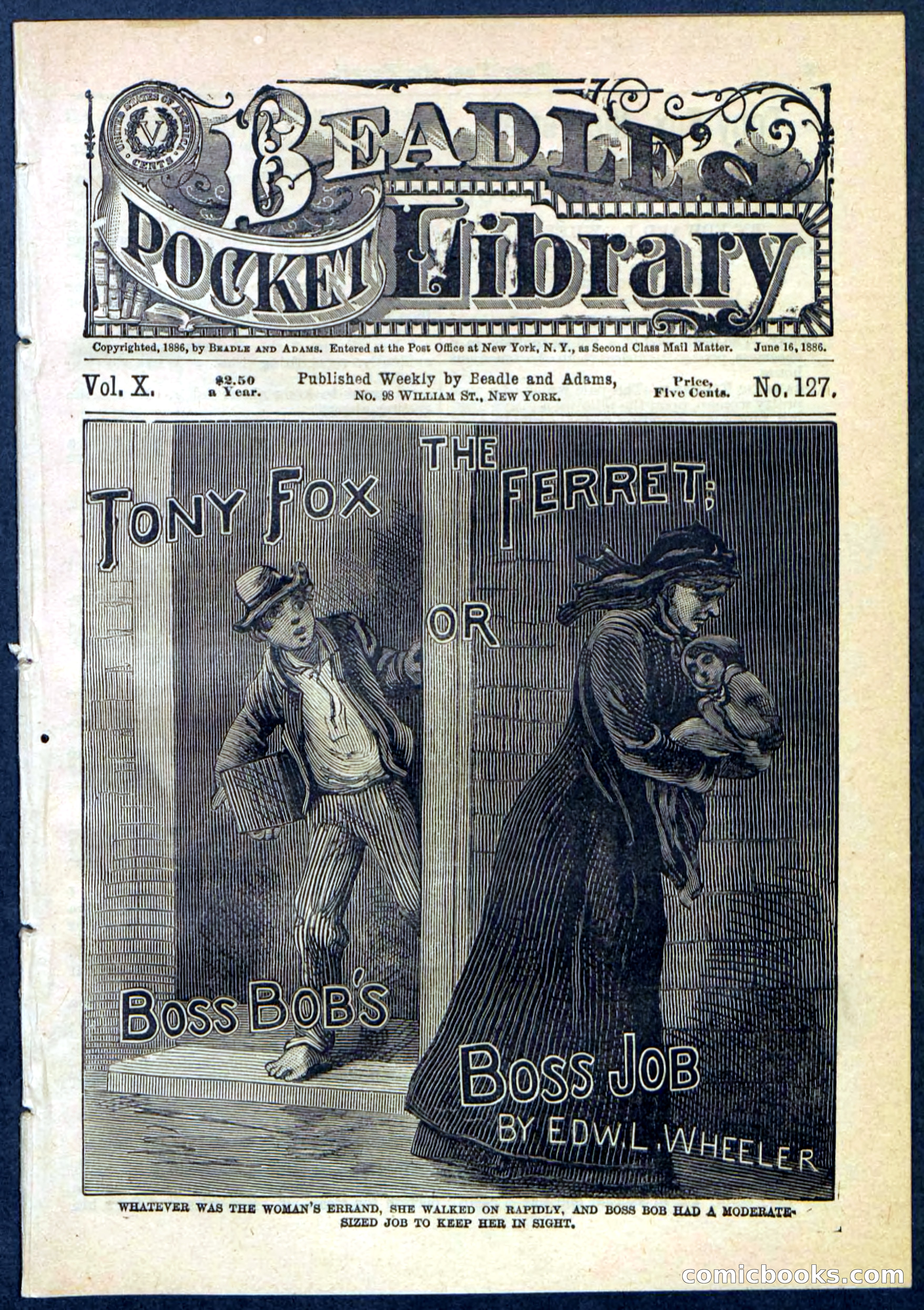 Beadle's Pocket Library No. 127 — page 1 of 32