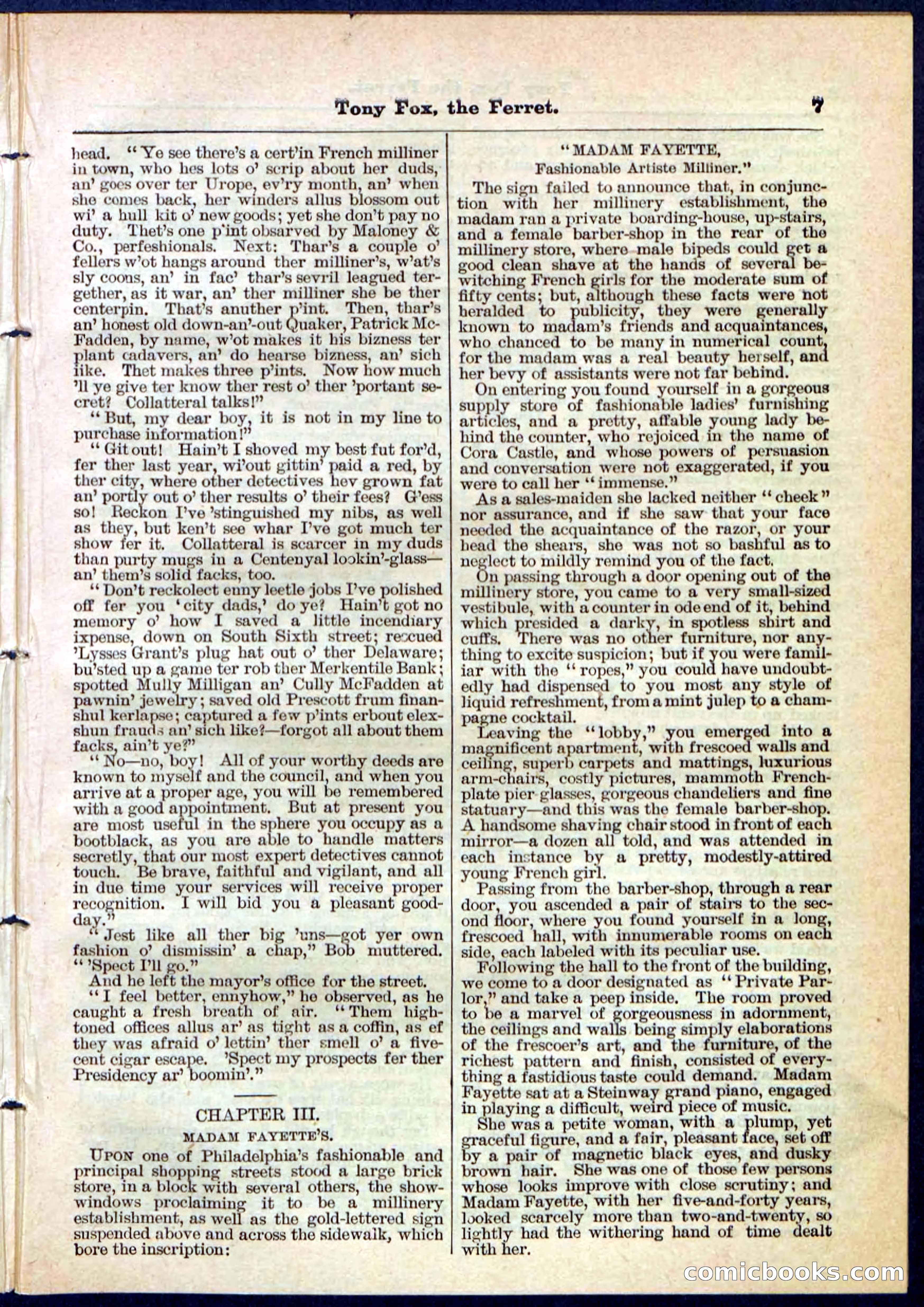 Beadle's Pocket Library No. 127 — page 7 of 32