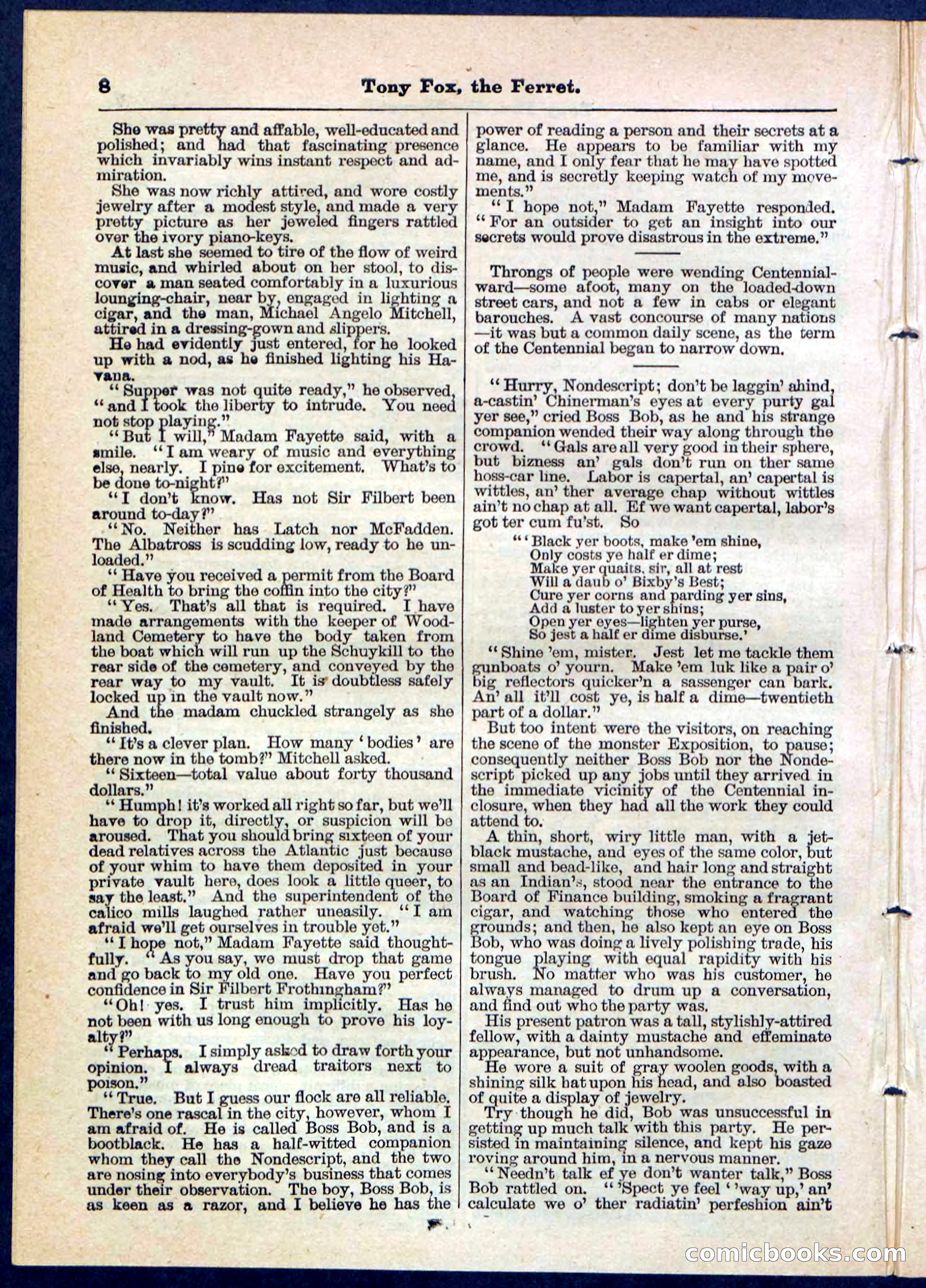 Beadle's Pocket Library No. 127 — page 8 of 32