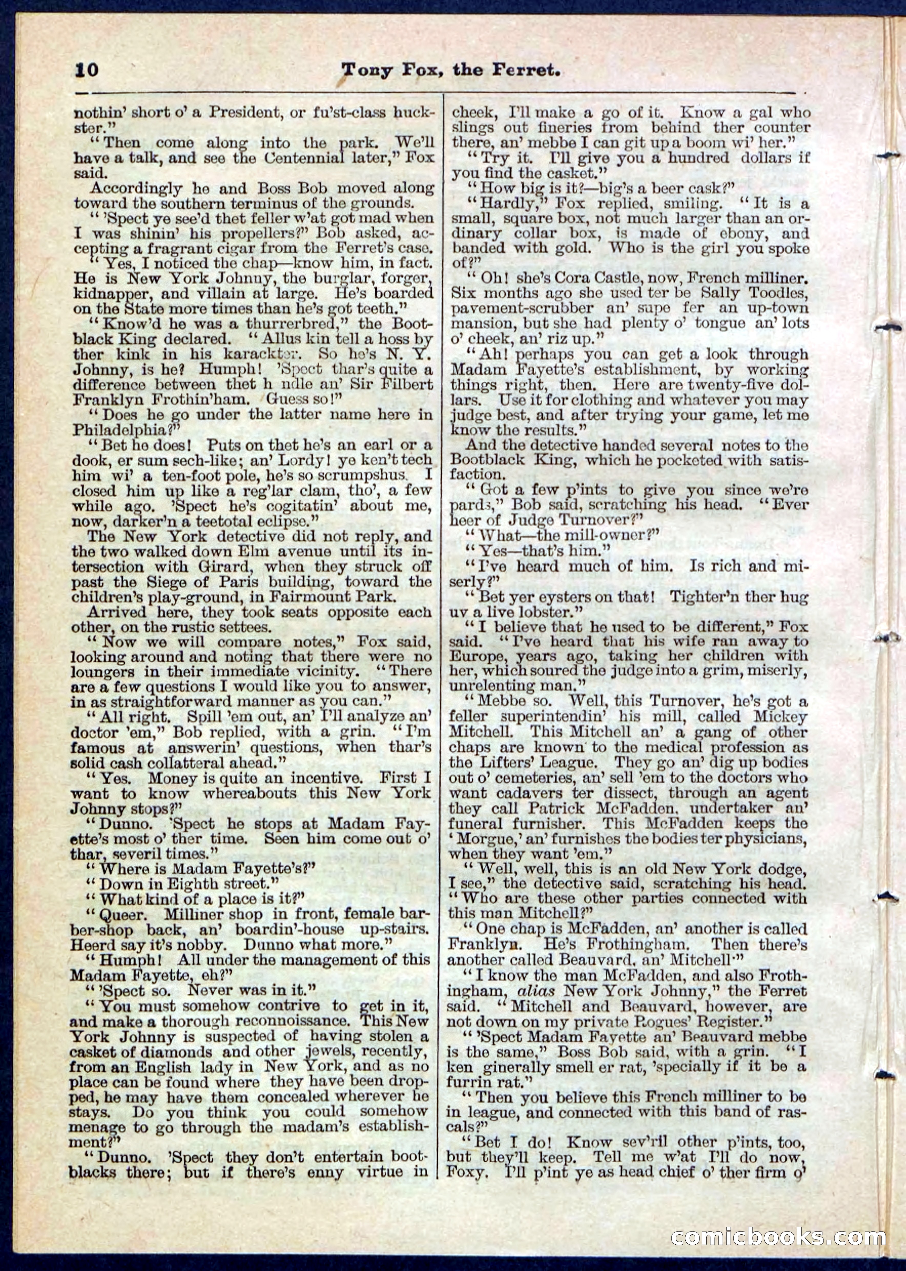 Beadle's Pocket Library No. 127 — page 10 of 32
