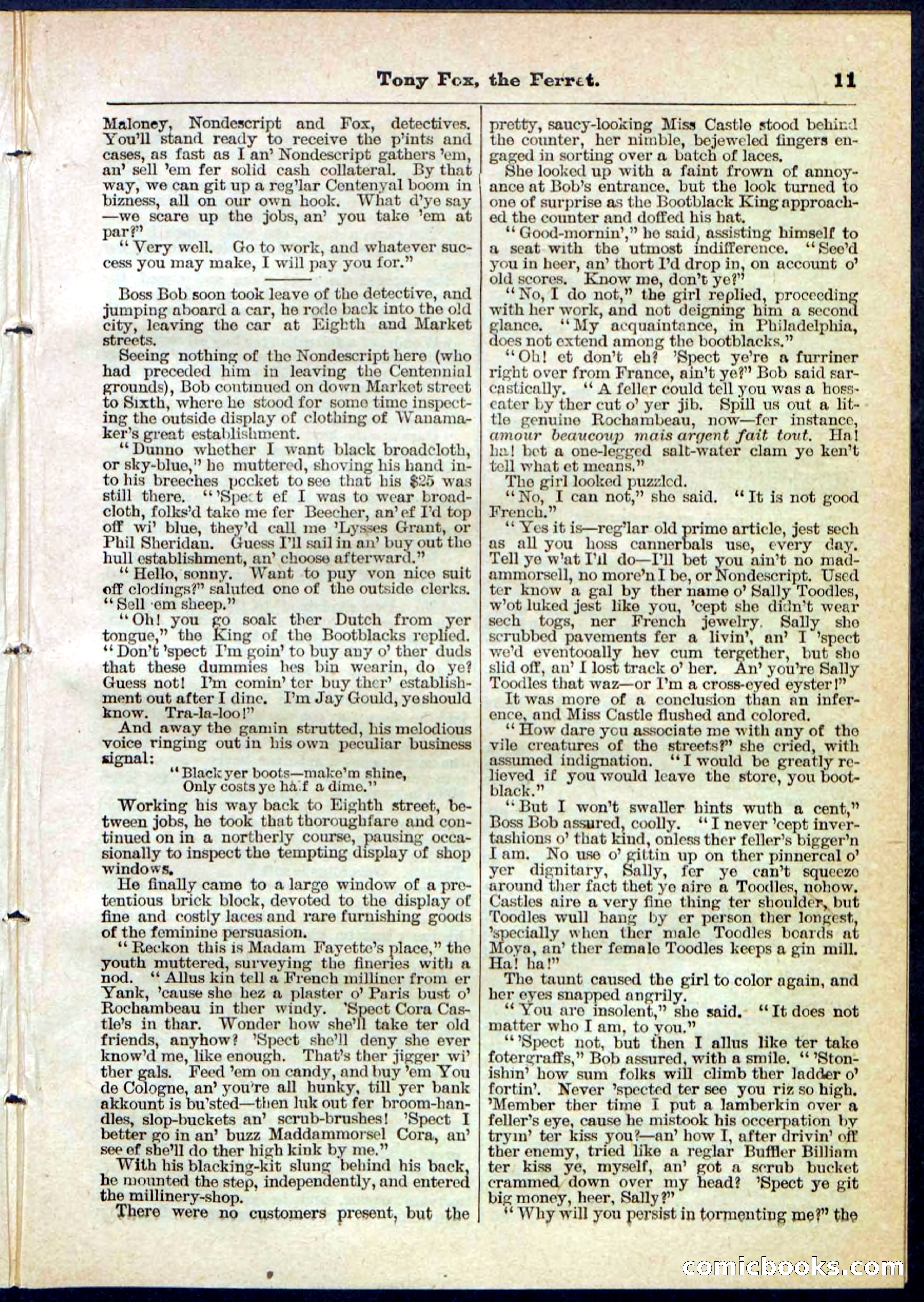 Beadle's Pocket Library No. 127 — page 11 of 32