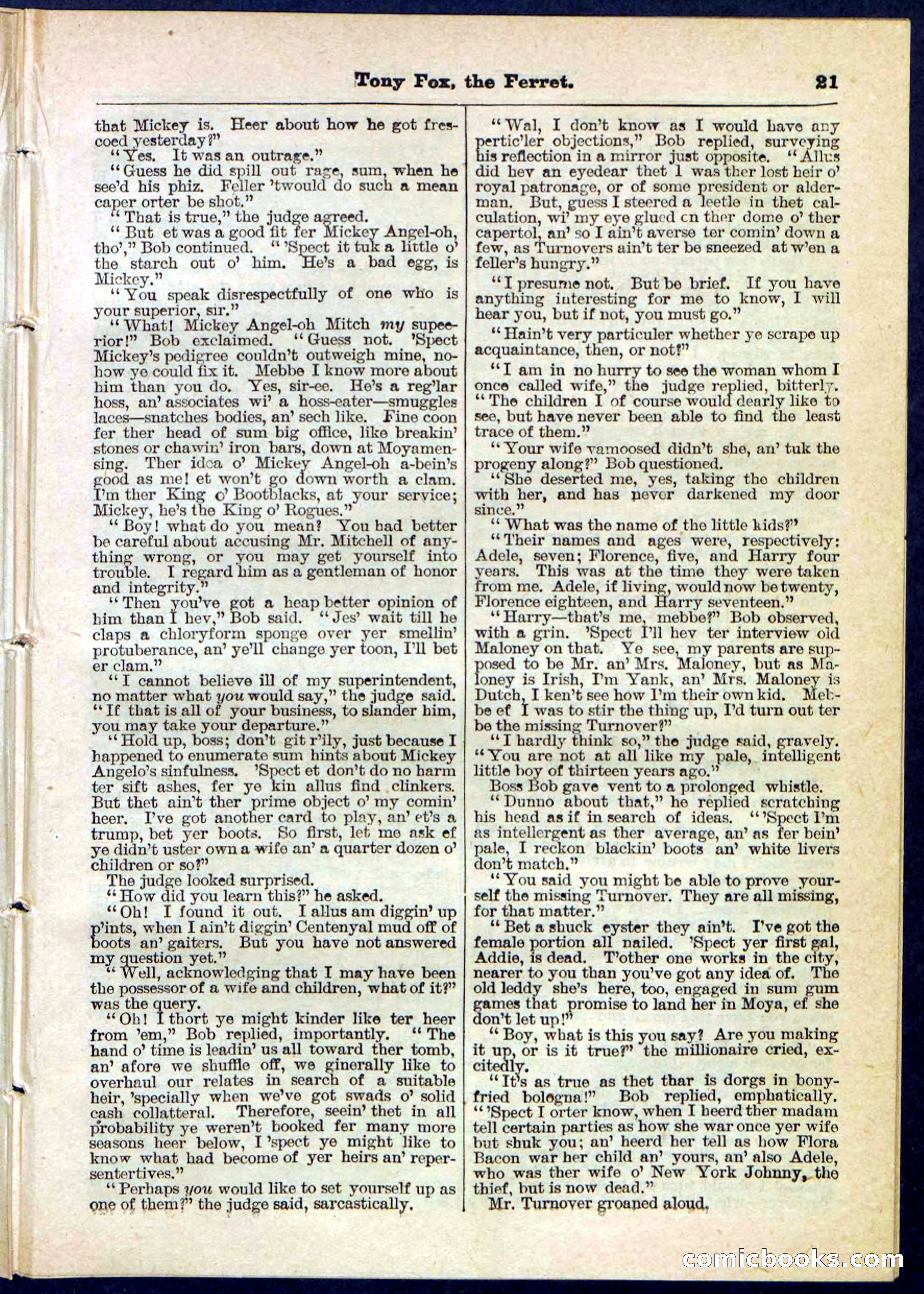 Beadle's Pocket Library No. 127 — page 21 of 32