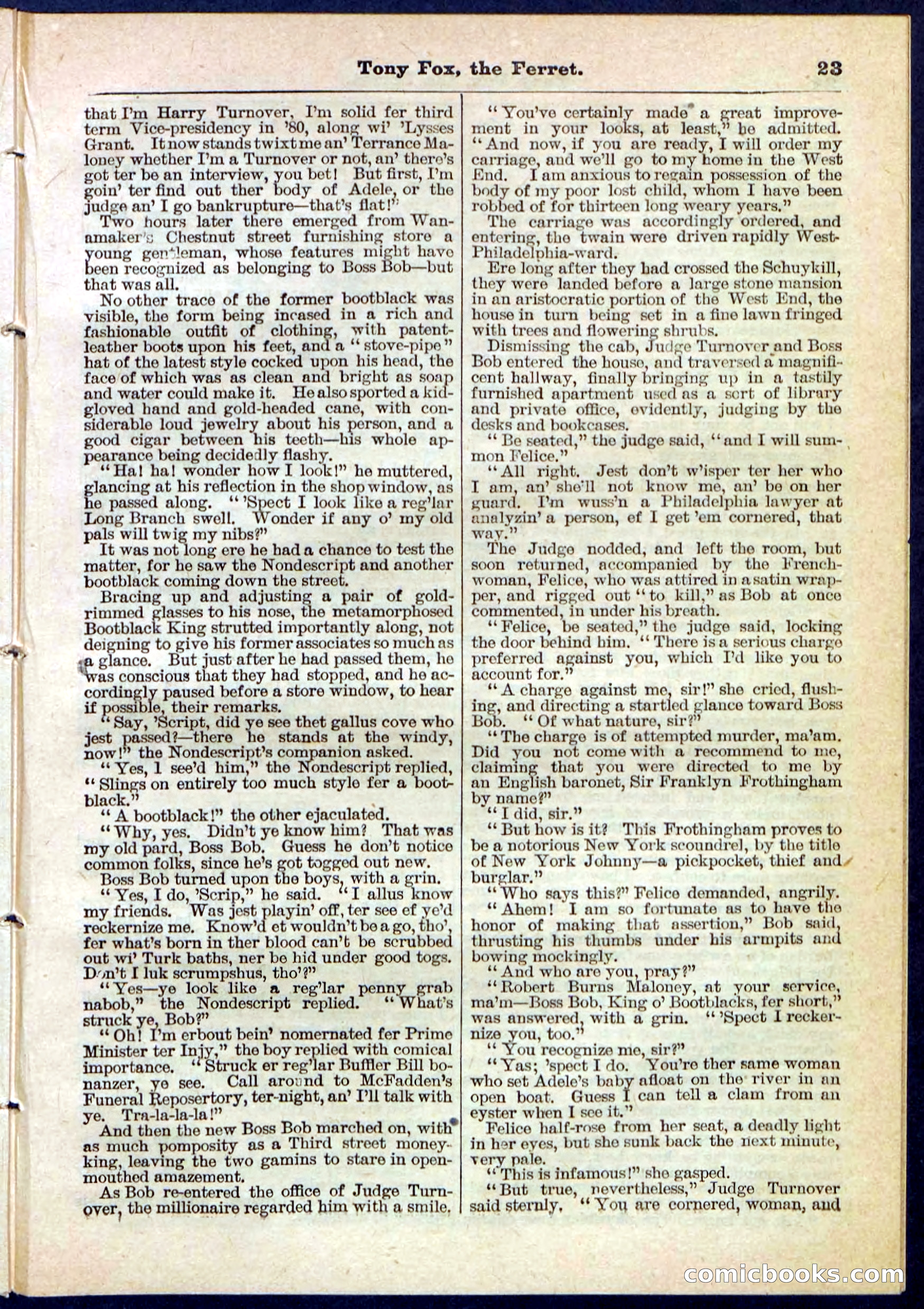 Beadle's Pocket Library No. 127 — page 23 of 32