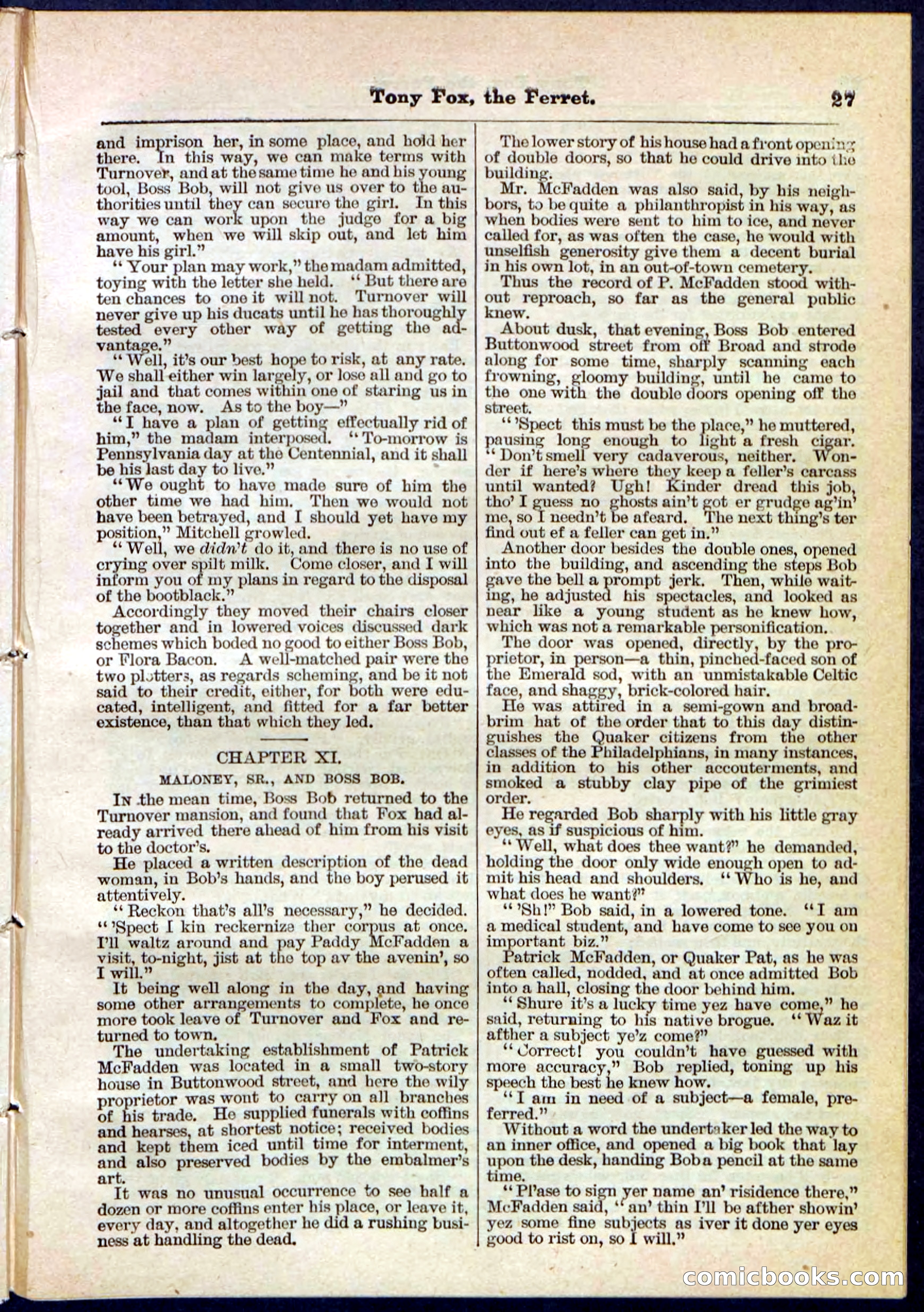 Beadle's Pocket Library No. 127 — page 27 of 32