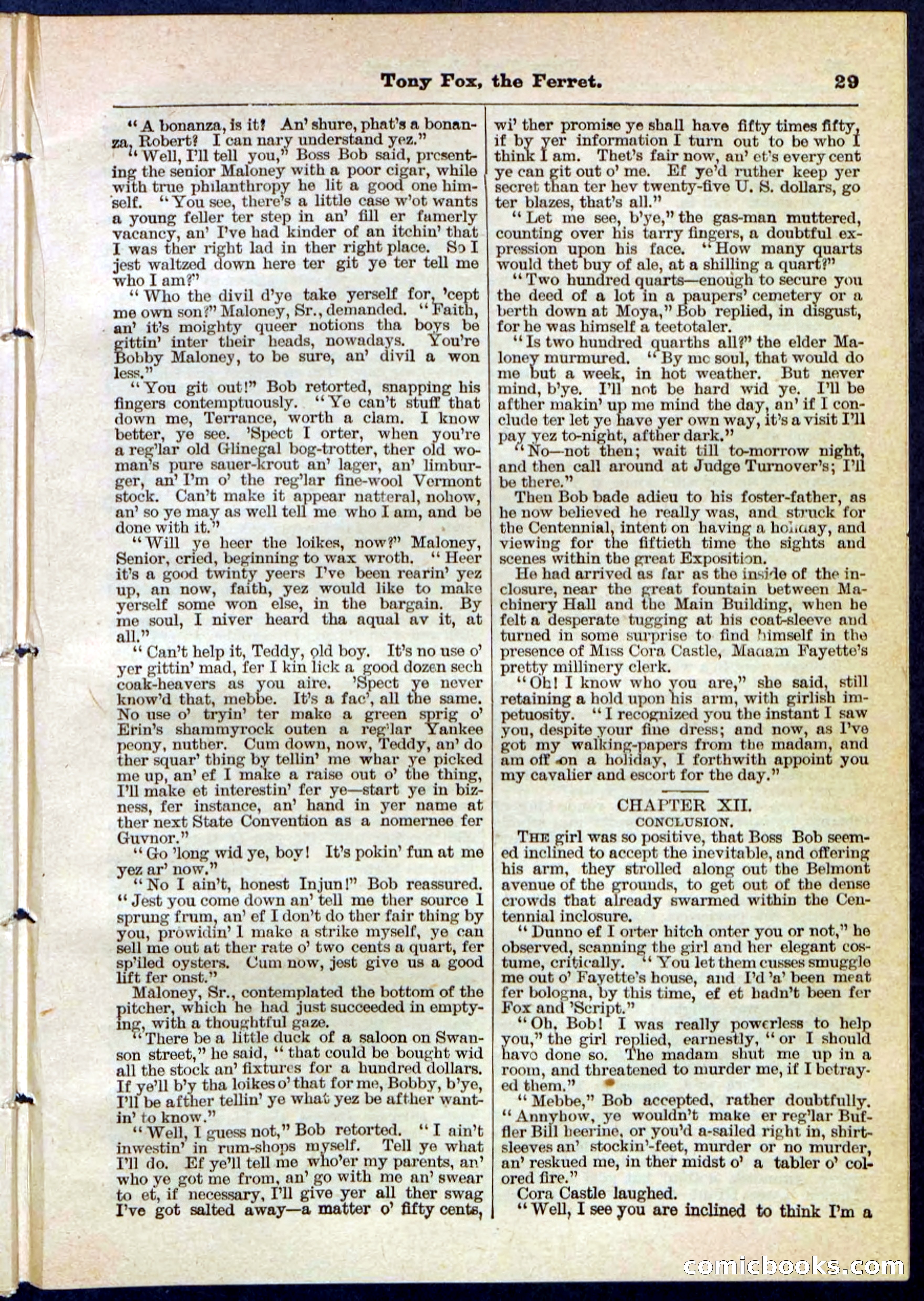 Beadle's Pocket Library No. 127 — page 29 of 32