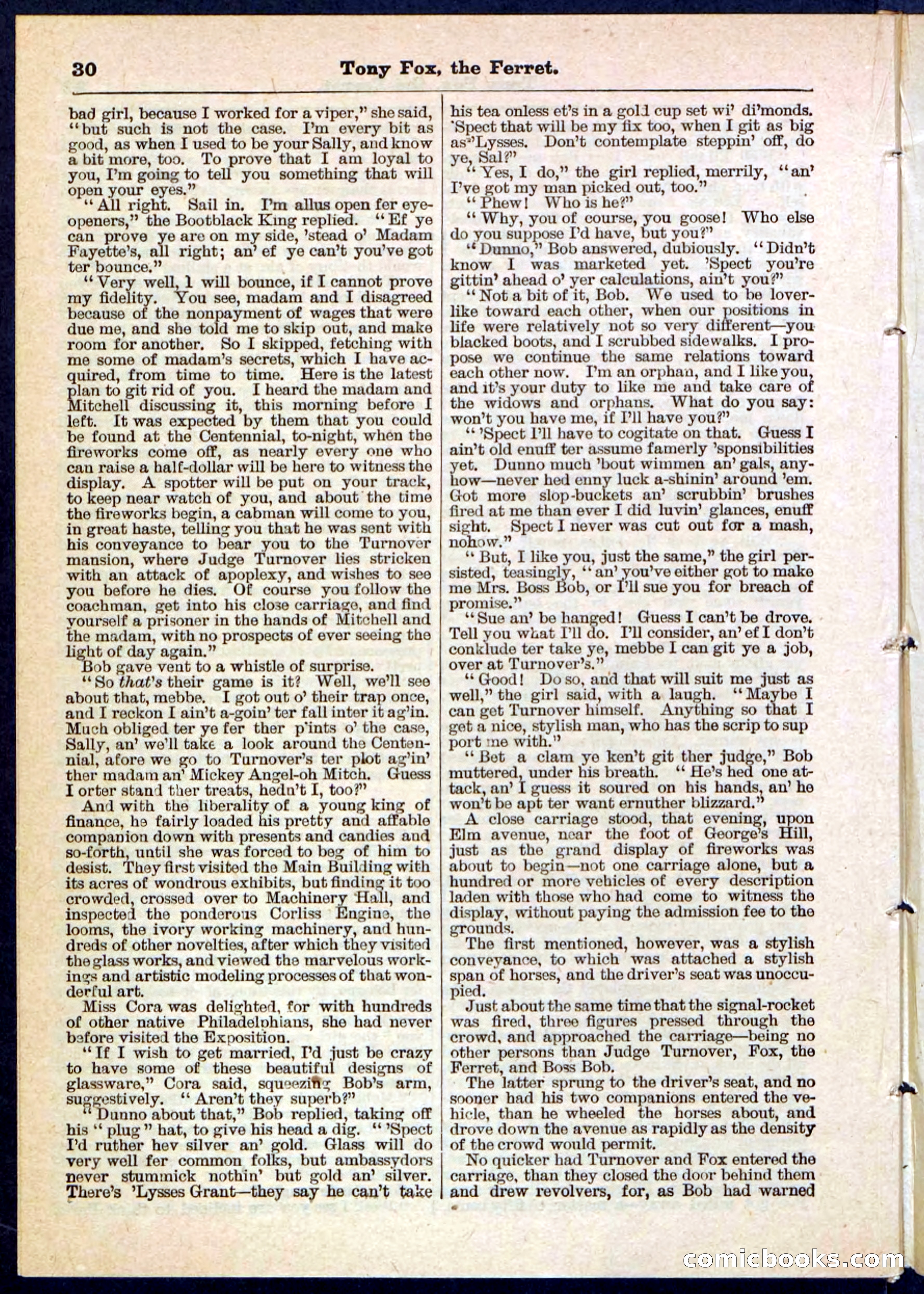 Beadle's Pocket Library No. 127 — page 30 of 32