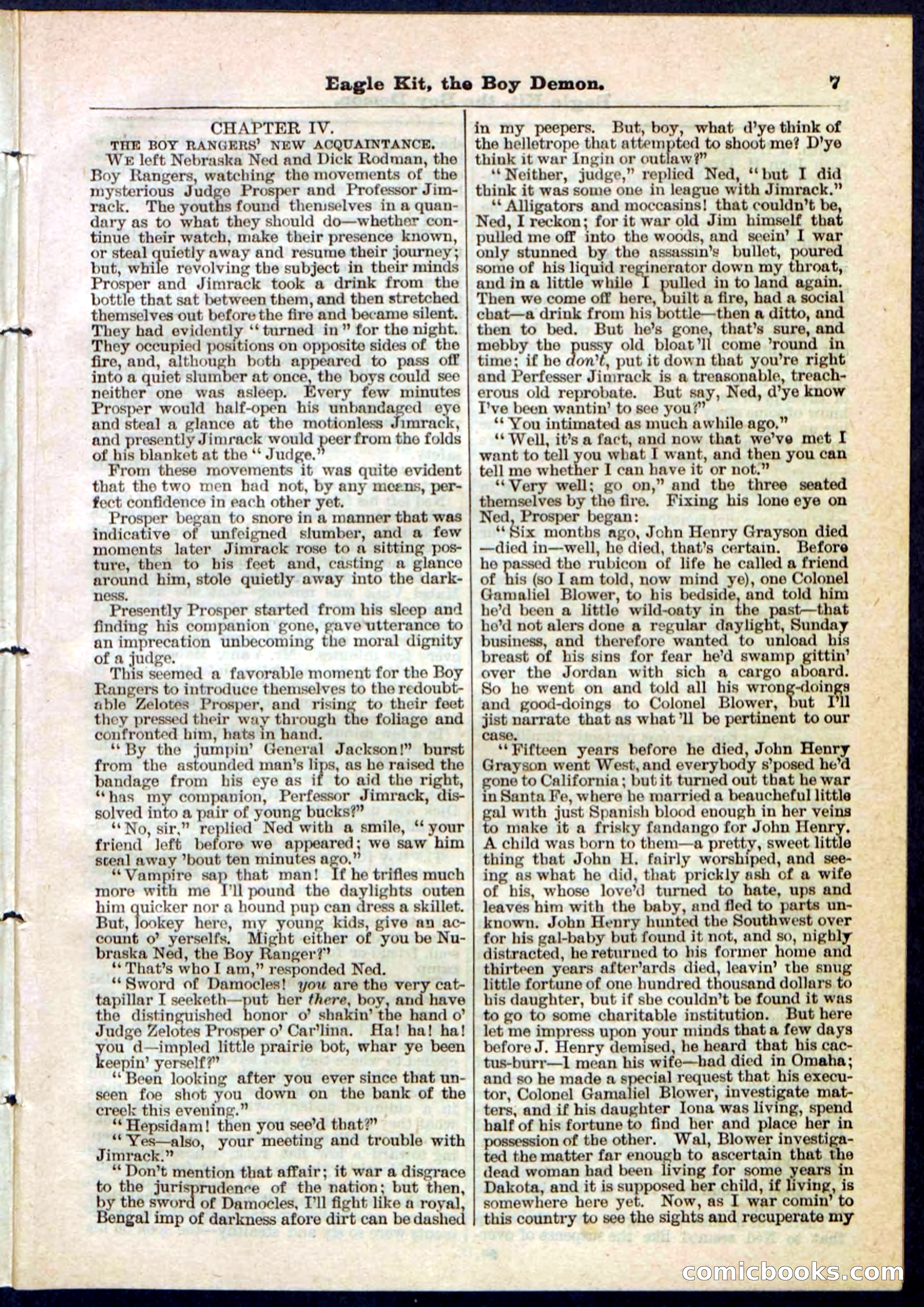 Beadle's Pocket Library No. 129 — page 7 of 32